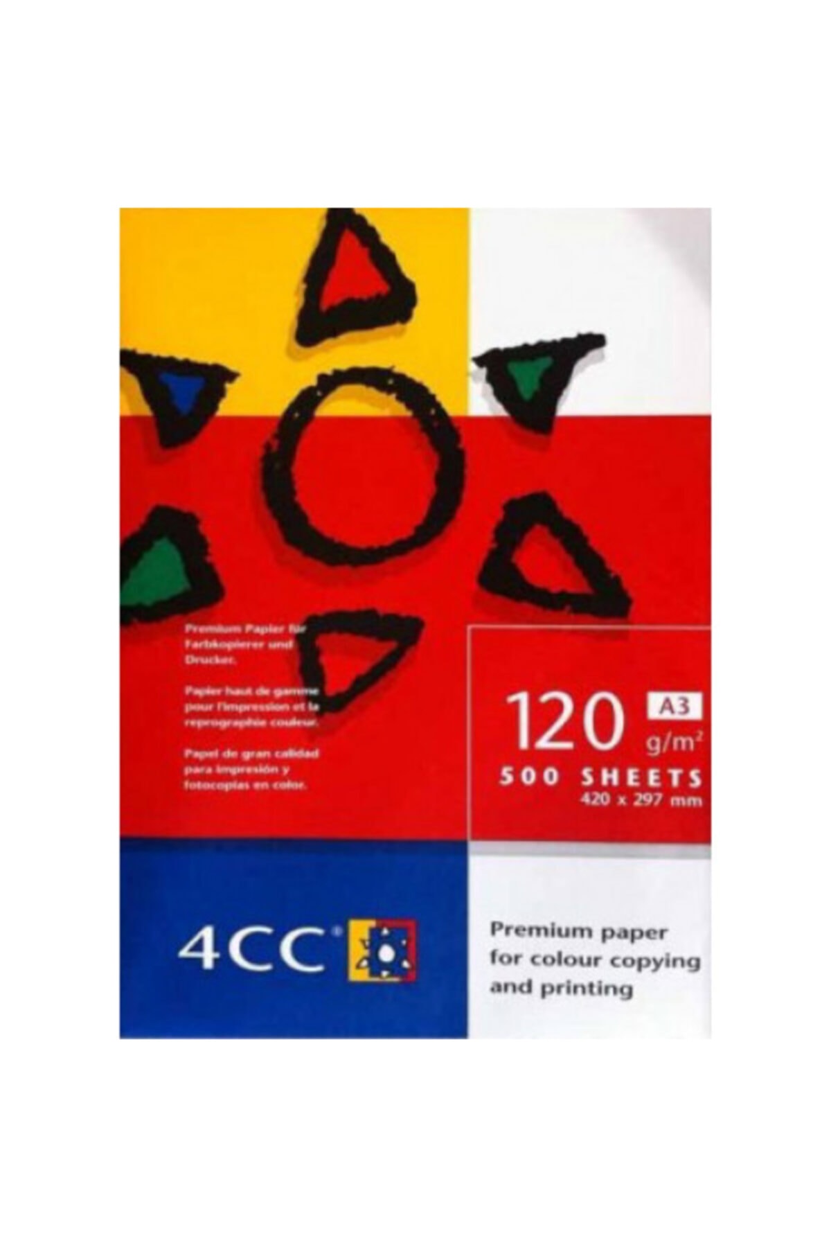 4CC Premium Paper 4cc A3 120 Gram Fotokopi Kağıdı 1. Hamur