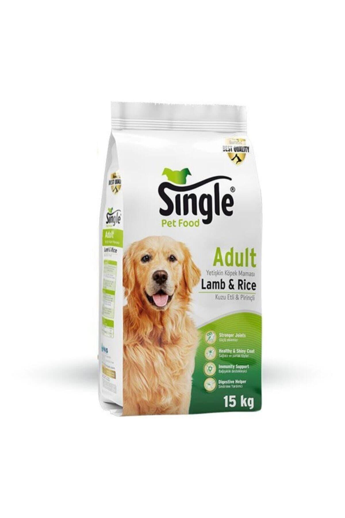 SINGLE Kuzu Etli Köpek Maması 15 kg