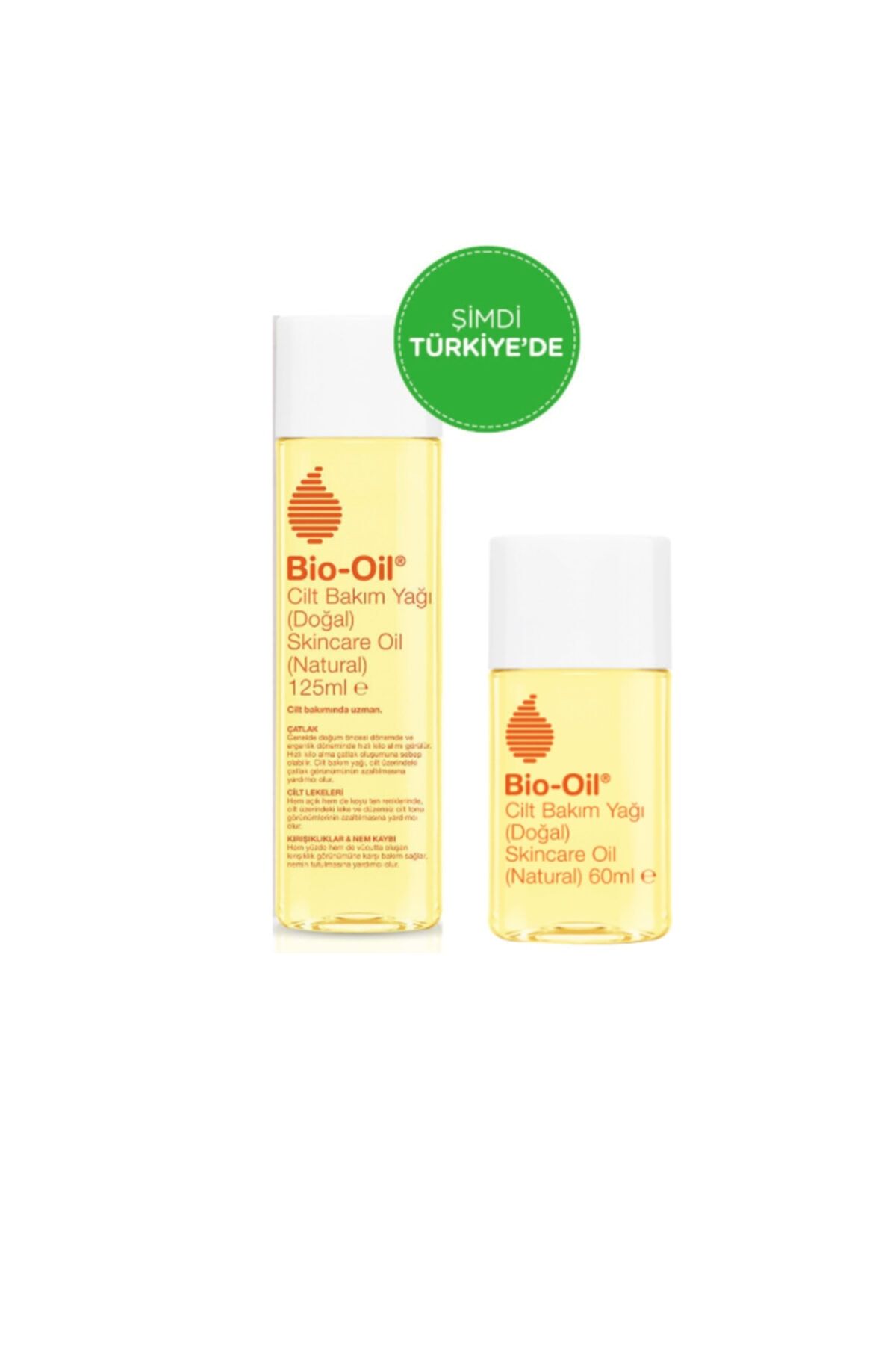 BioOil 2'li Set- Natural Cilt Bakım Yağı 125 Ml + Natural Cilt Bakım Yağı 60 Ml