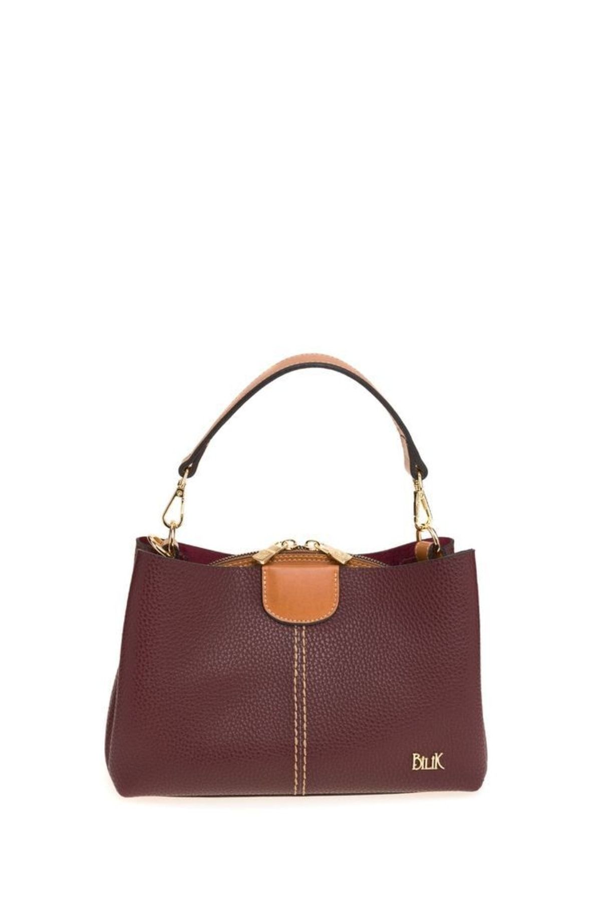 bilik deri Claret Red R lax camel Women s Shoulder Bag Dlr 109