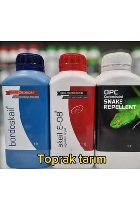 Sıvı Bordo Bulamacı Bordoskail Sıvı Kükürt Skail S98, Yılan Kovucu Opc Snake, 1litre 3lü Set Image 0