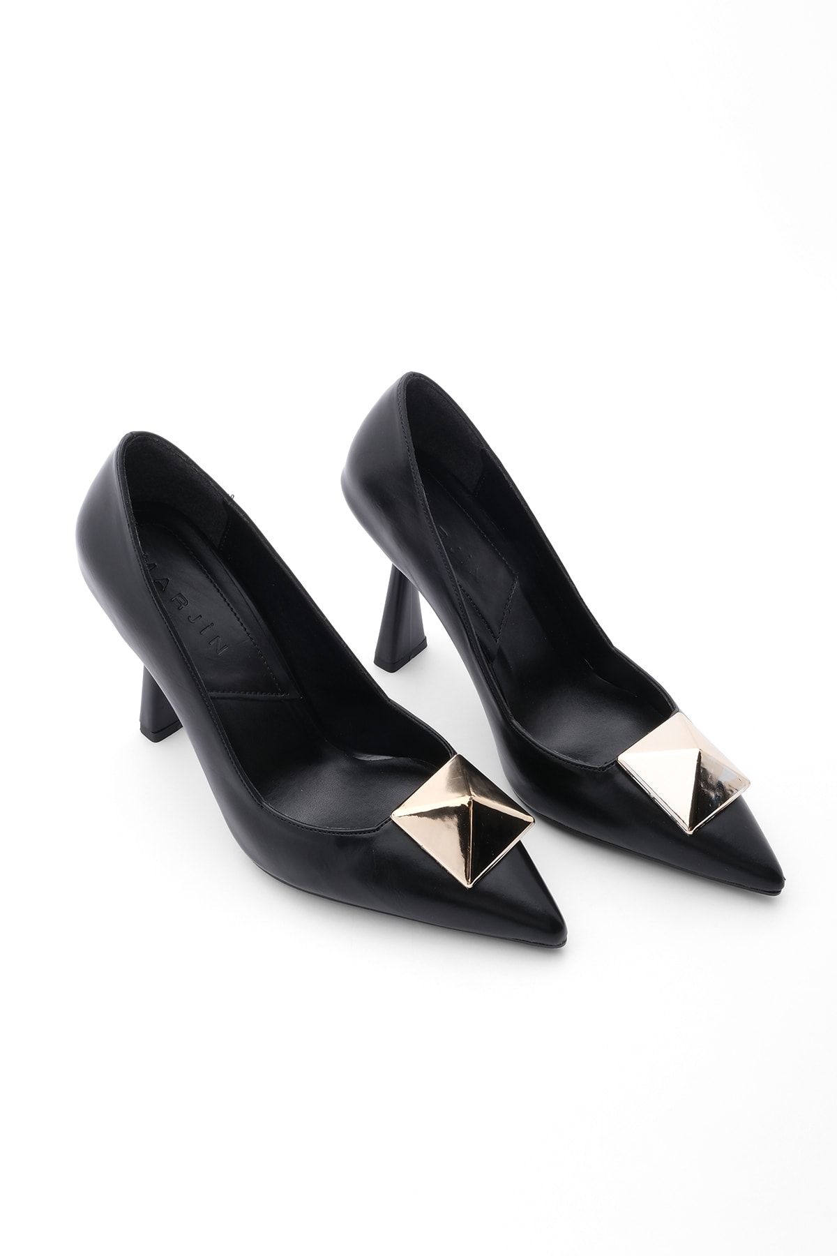 Louis Vuitton Black Leather Heartbreaker Pointed Toe Pumps Size