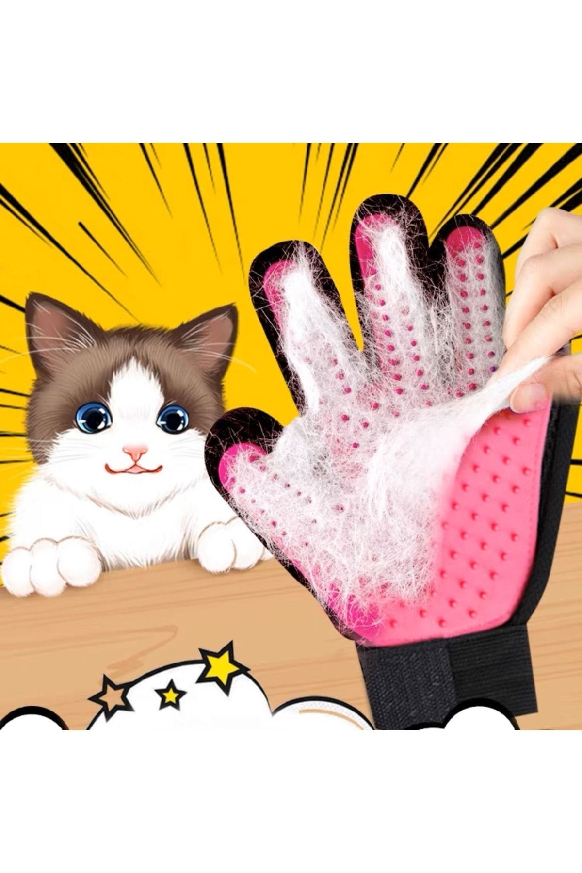 Red Light Pet Grooming Glove Trendyol