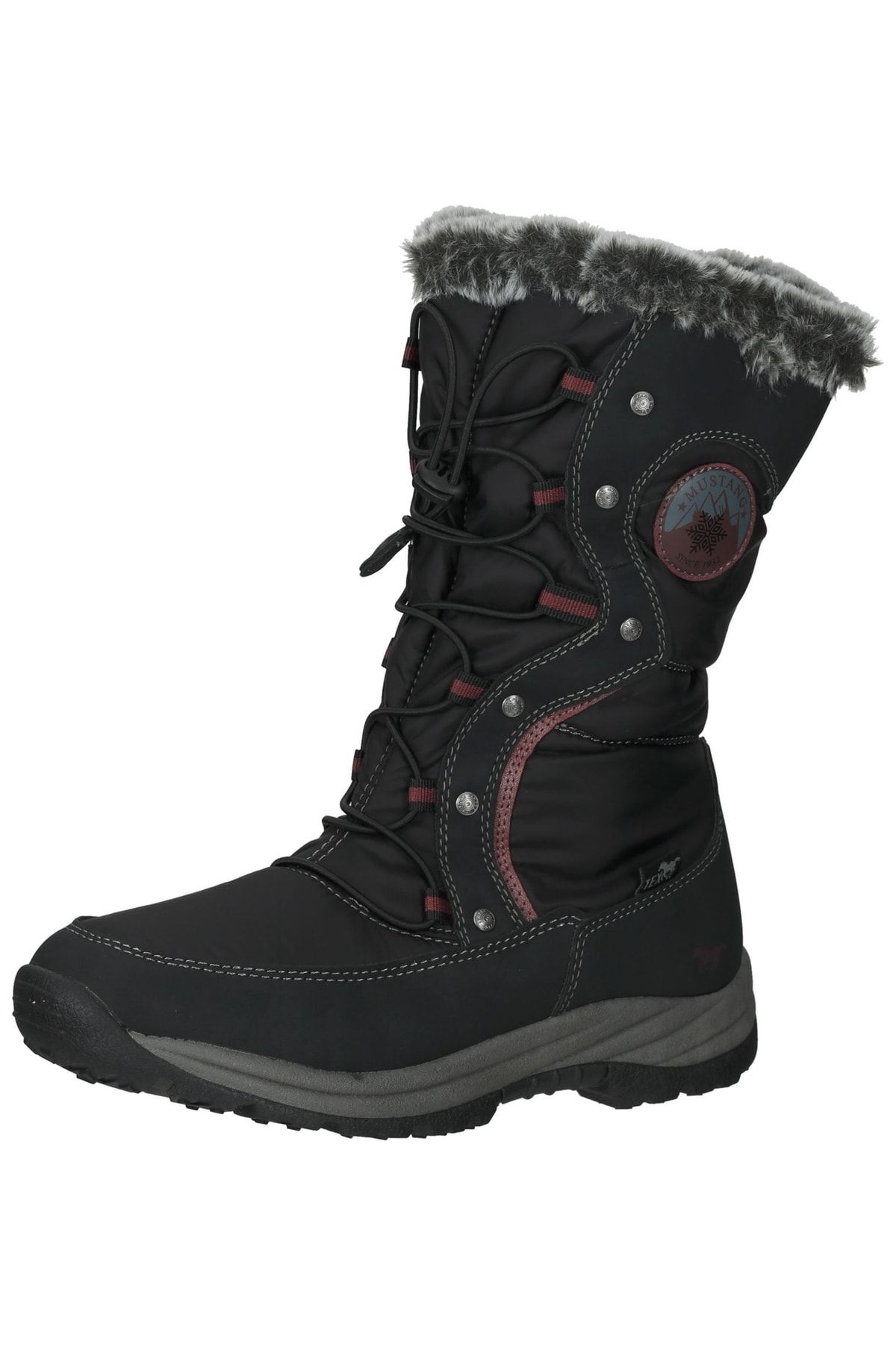 Mustang Snow Boots Black Flat Trendyol