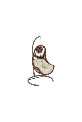 Monalin Mobilya Roma Rattan El Örgüsü Balkon Teras Bahçe Salıncağı Image 0