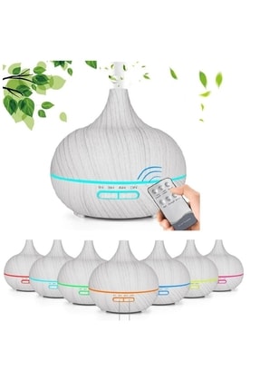 550 ml Aroma Difüzörü Buhar Ultrasonik 7 Renk Led Işıklı Aromatik Oda Kokusu Hava Nemlendirici Image 0