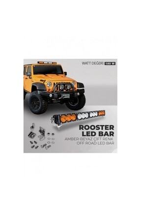 Rooster 180w 80 Cm Tek Sıra Beyaz Kenarı Turuncu Off Road Image 0