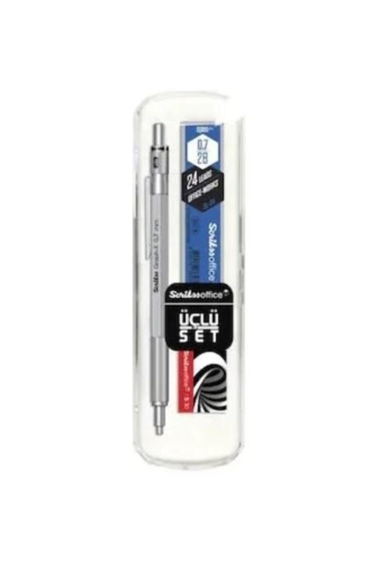 Scrikss Graph-x Metal Versatil Kalem Seti 0.7 Mm Kurşun Gri 8690187383694