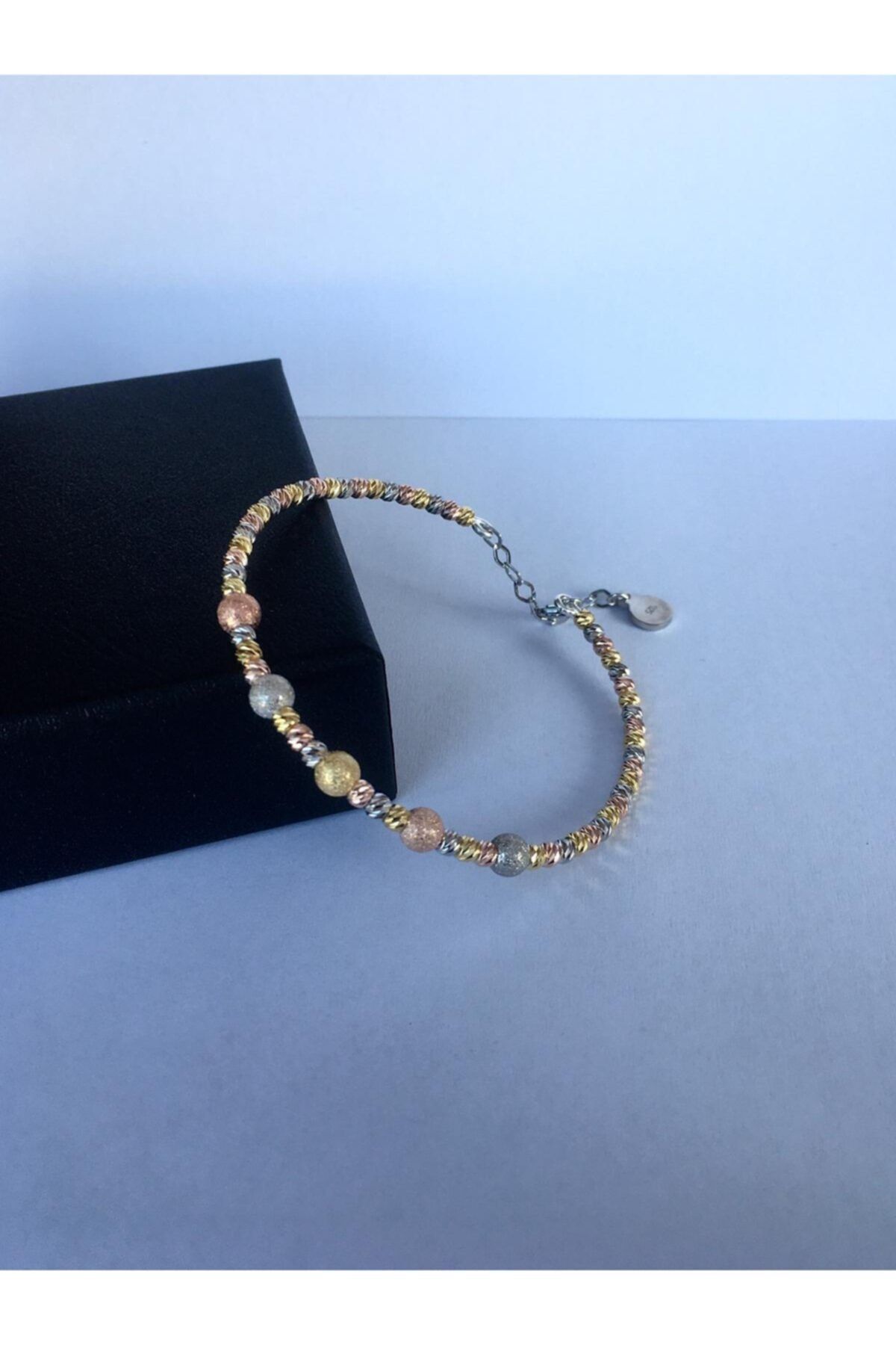Tmt Silver Gümüş Rose Bronz Altın Kaplama Dorika Toplu Bilezik
