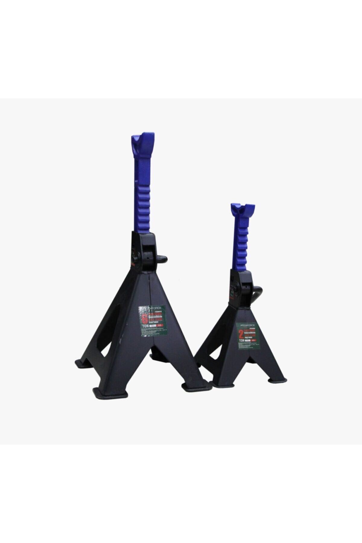 WORLDFORCE TOOLS Forsage 3 Ton 4 Ayaklı Kriko Standı Araç Altı Sehpası(2 Adet)