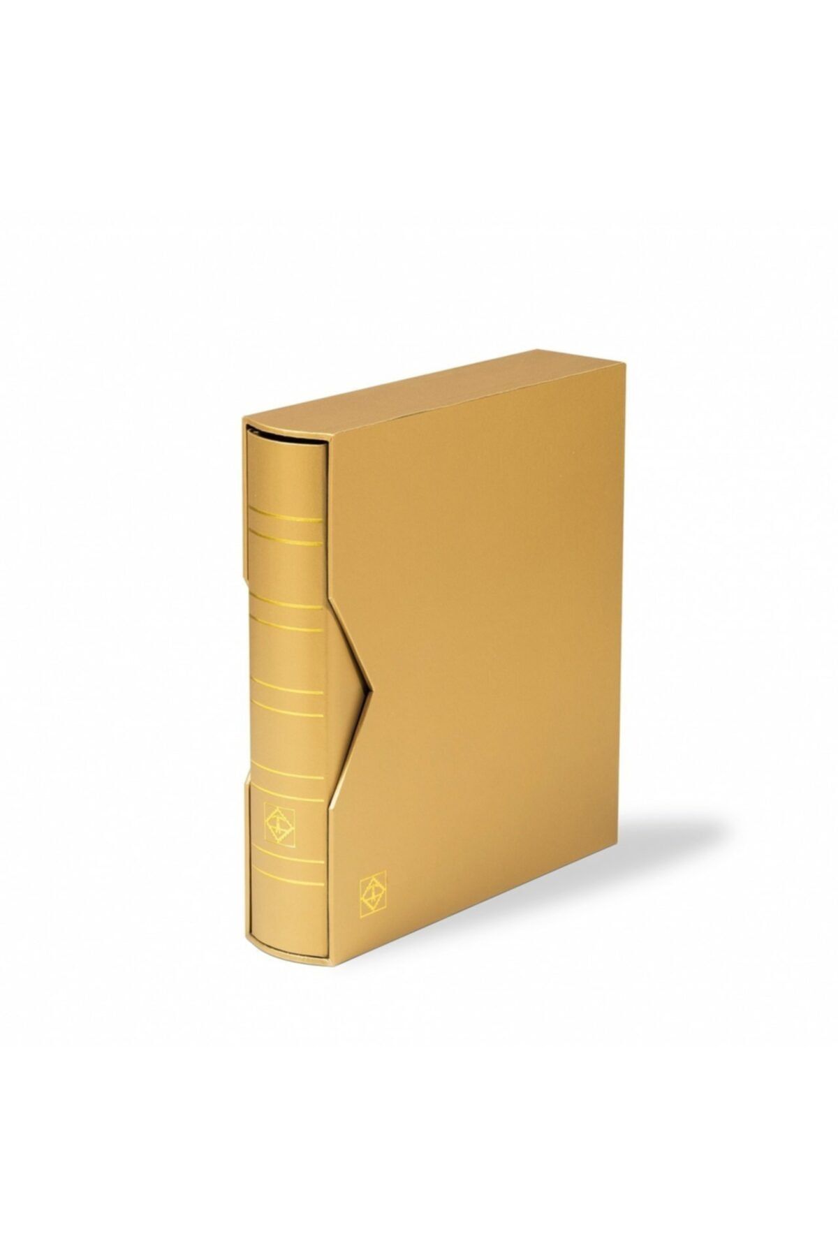 Leuchtturm Optima Metalik Renkli Klasik Klasör - Altın