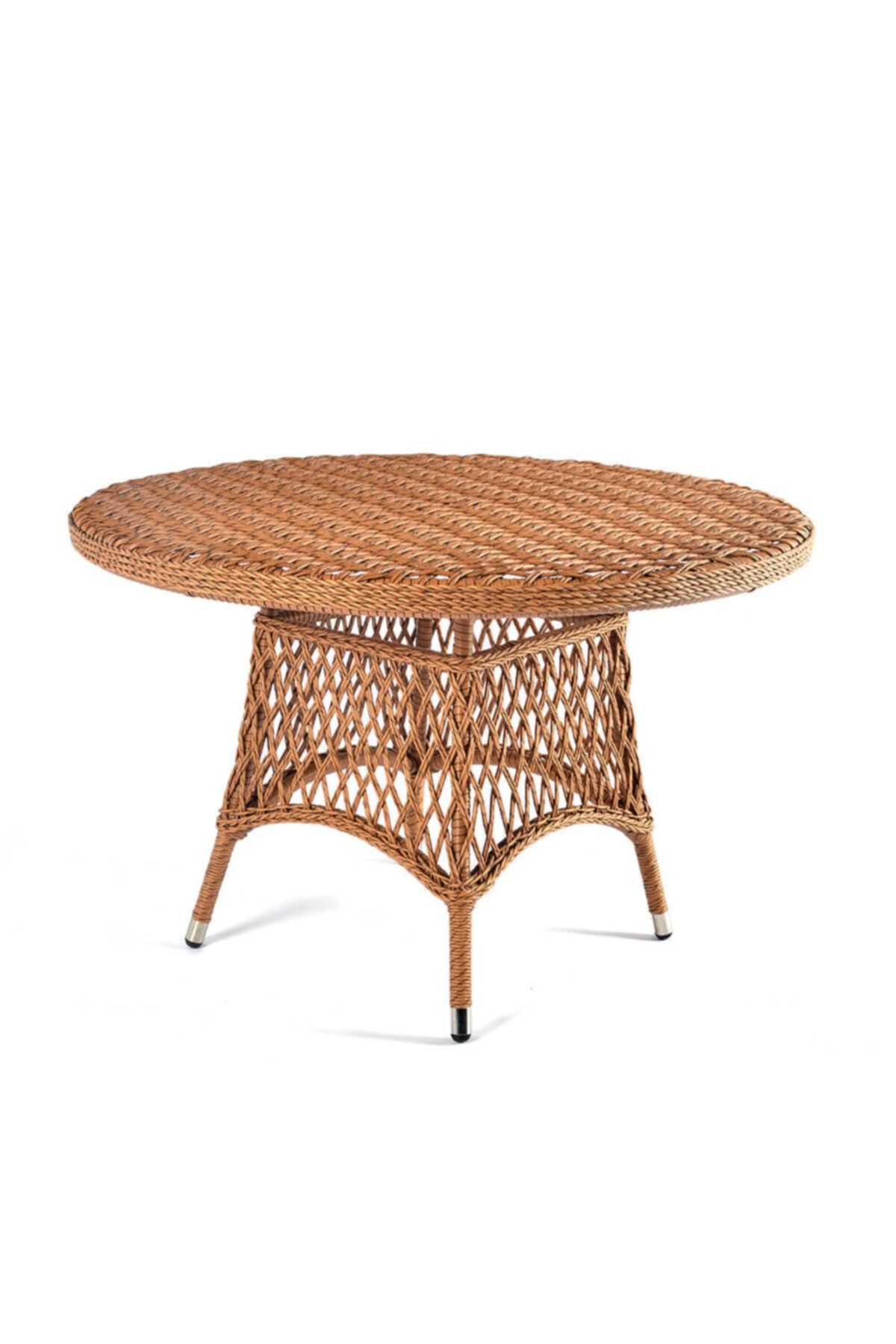 Üçyıldız Sümbül Rattan Masa 120x120