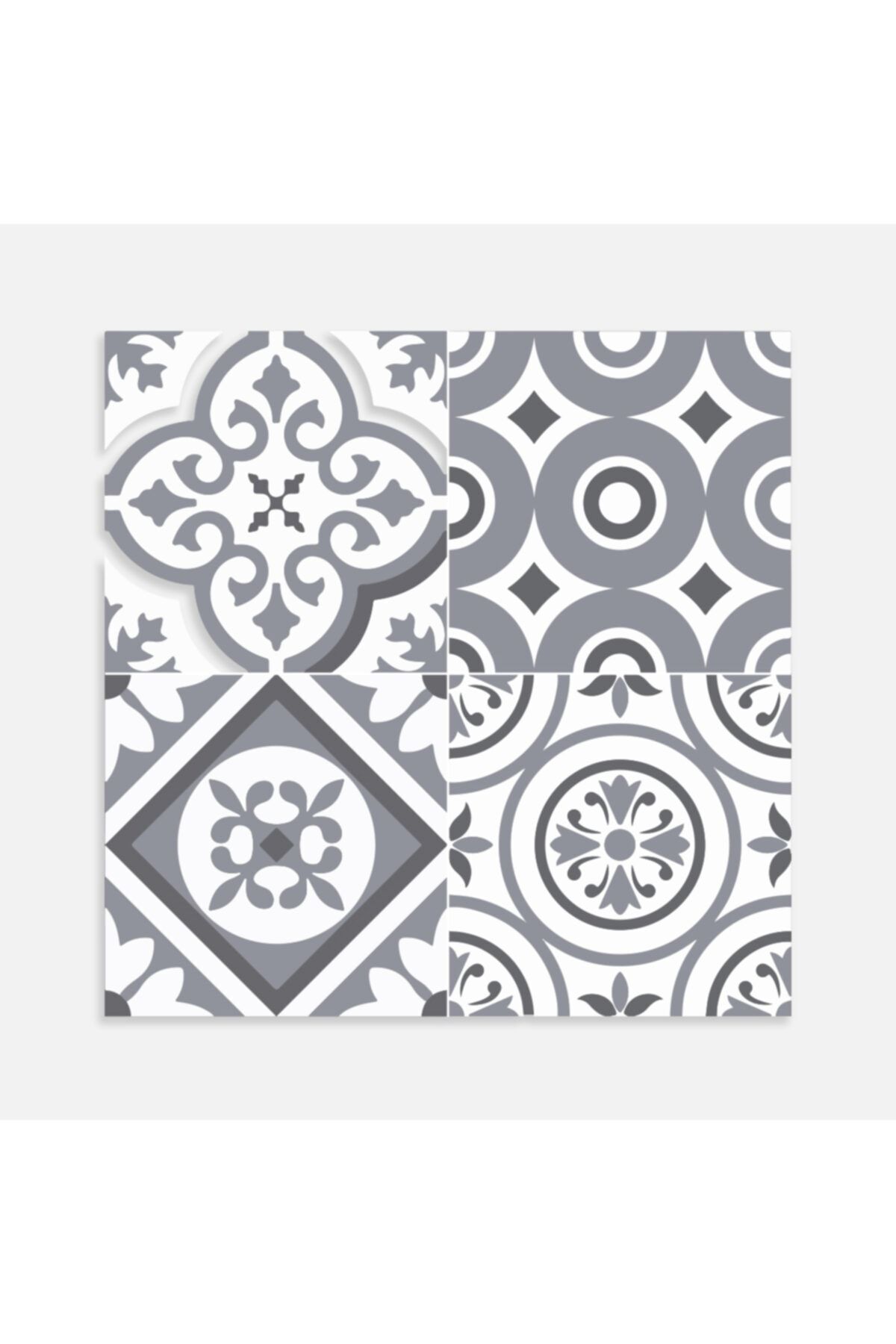 TİNK Geometrik 010 Karma Desenli Pvc Karo 30x30 Cm (56 Adet) 5m2