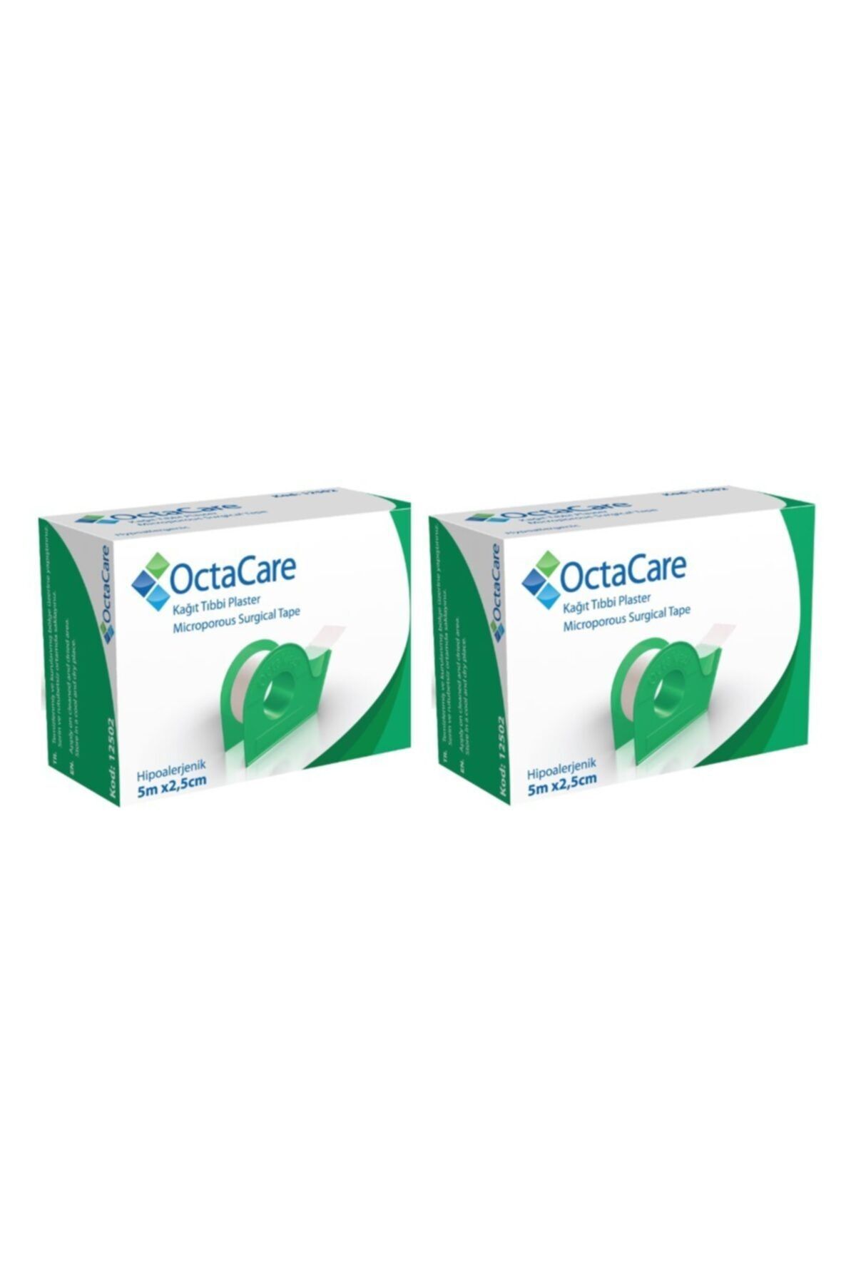 Octacare Octamed C2502 Tıbbi Kağıt Flaster 5m X 2,5cm 2 Adet