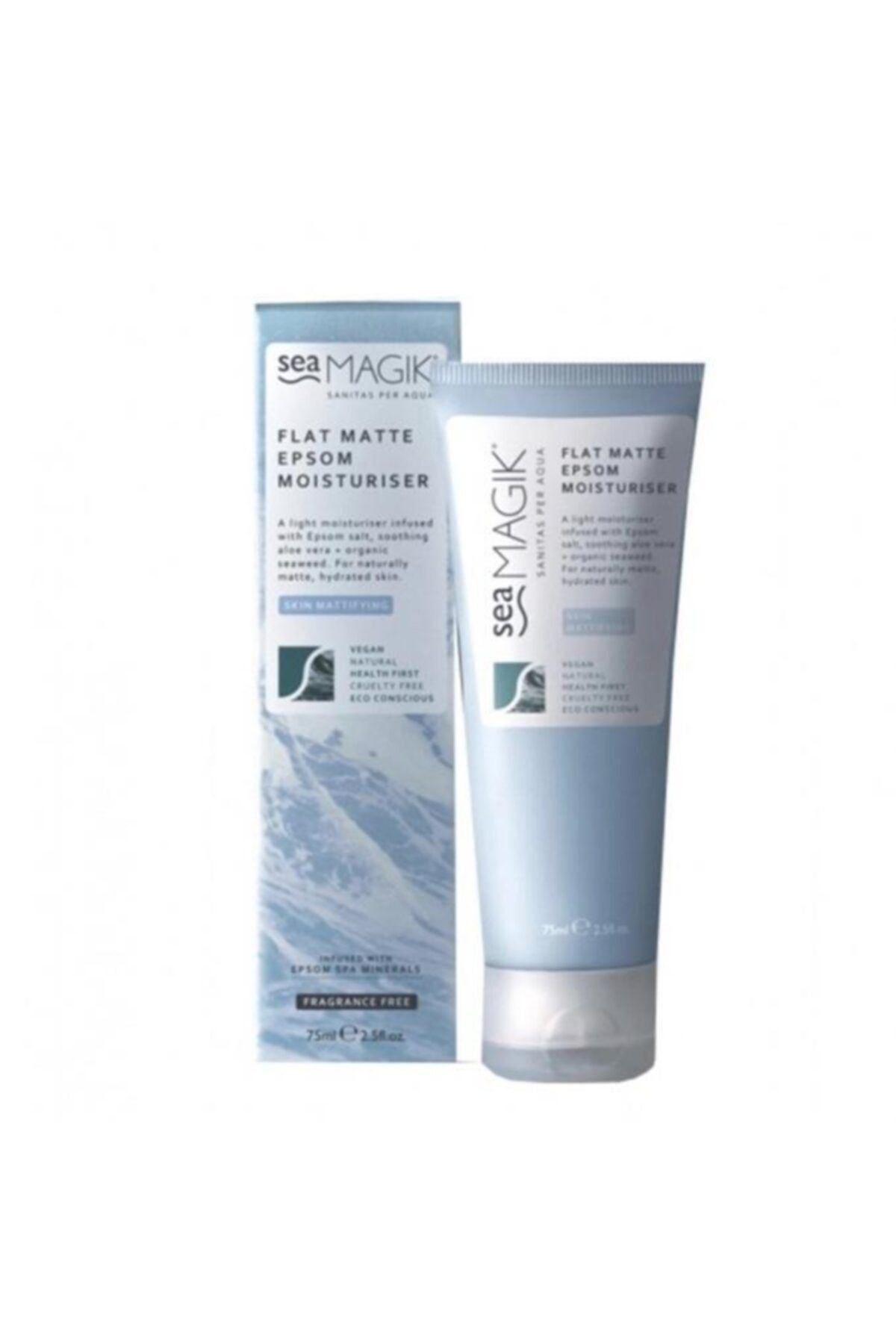 Dead Sea Flat Matte Epsom Moisturiser 75 Ml