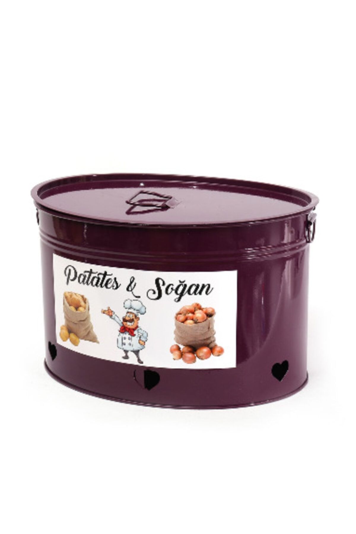 ZARİF SHOP Mor Bölmeli Patates Soğan Kabı Mor