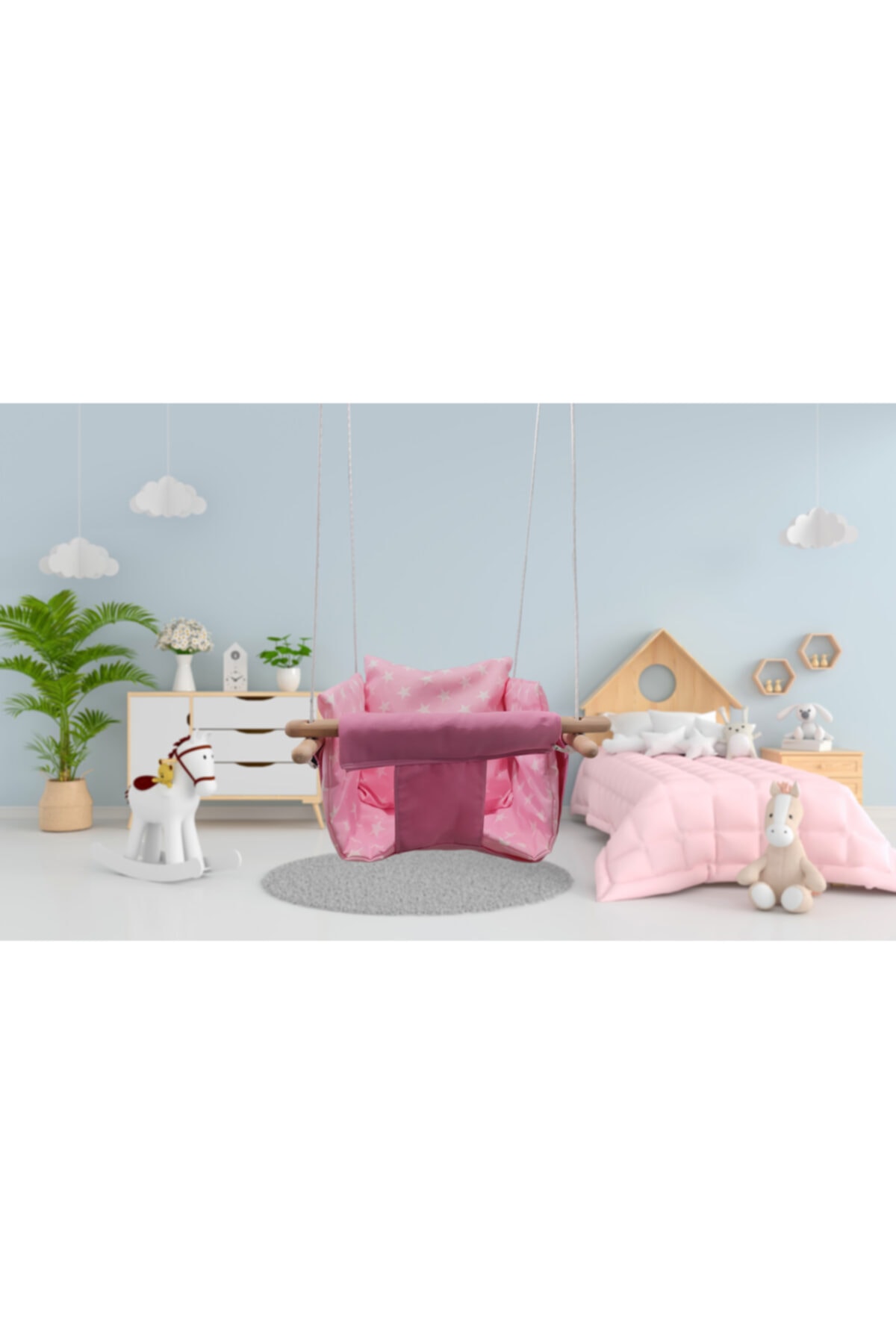 STOFFBAG Bebek Çocuk Bahçe Salıncağı Hamak Tavan Salıncağı Ev Salıncağı Salincak