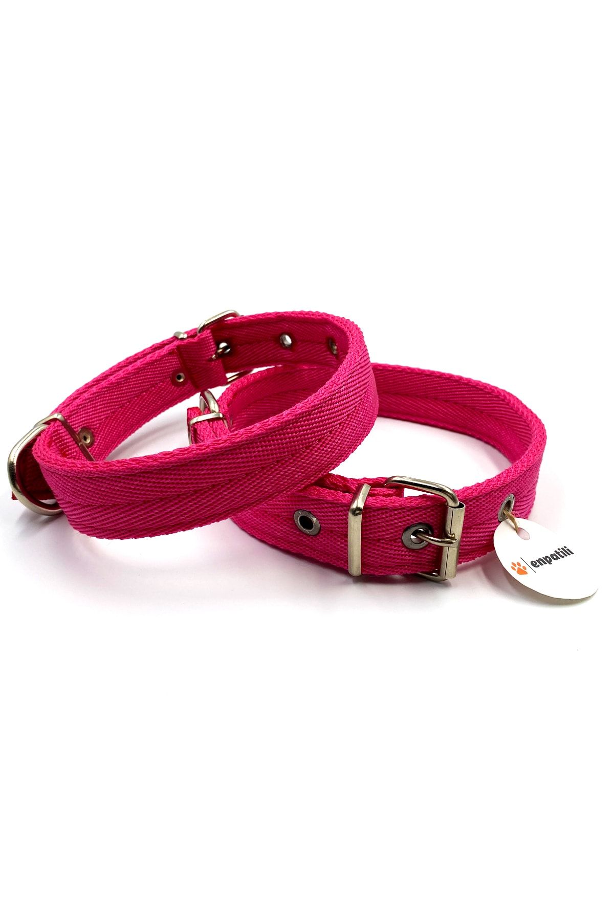 Enpatili Köpek Tasması Büyük Orta Irk Köpek Boyun Tasması Pembe