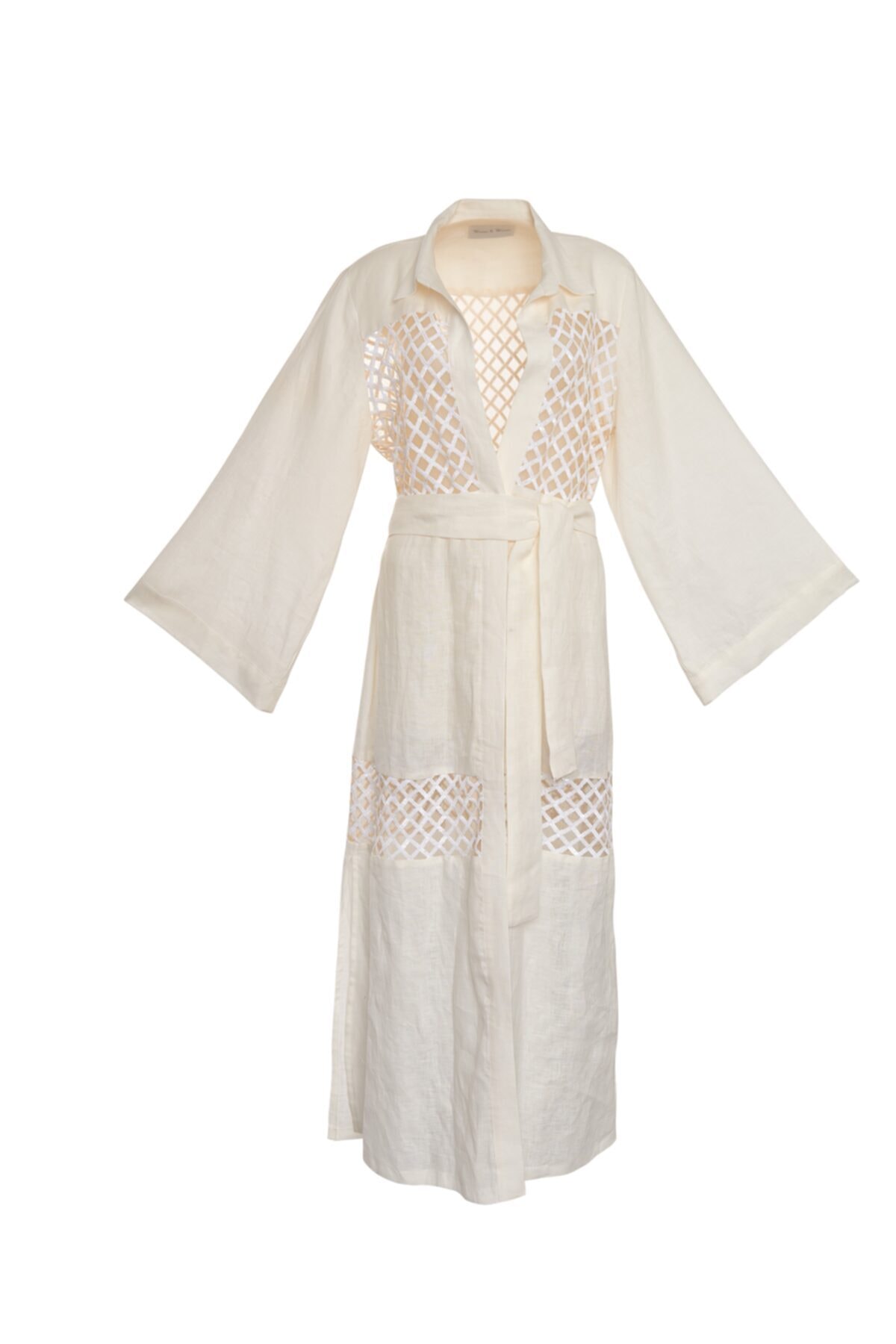 Women&Women Kadın Bej Belami Kimono Elbise