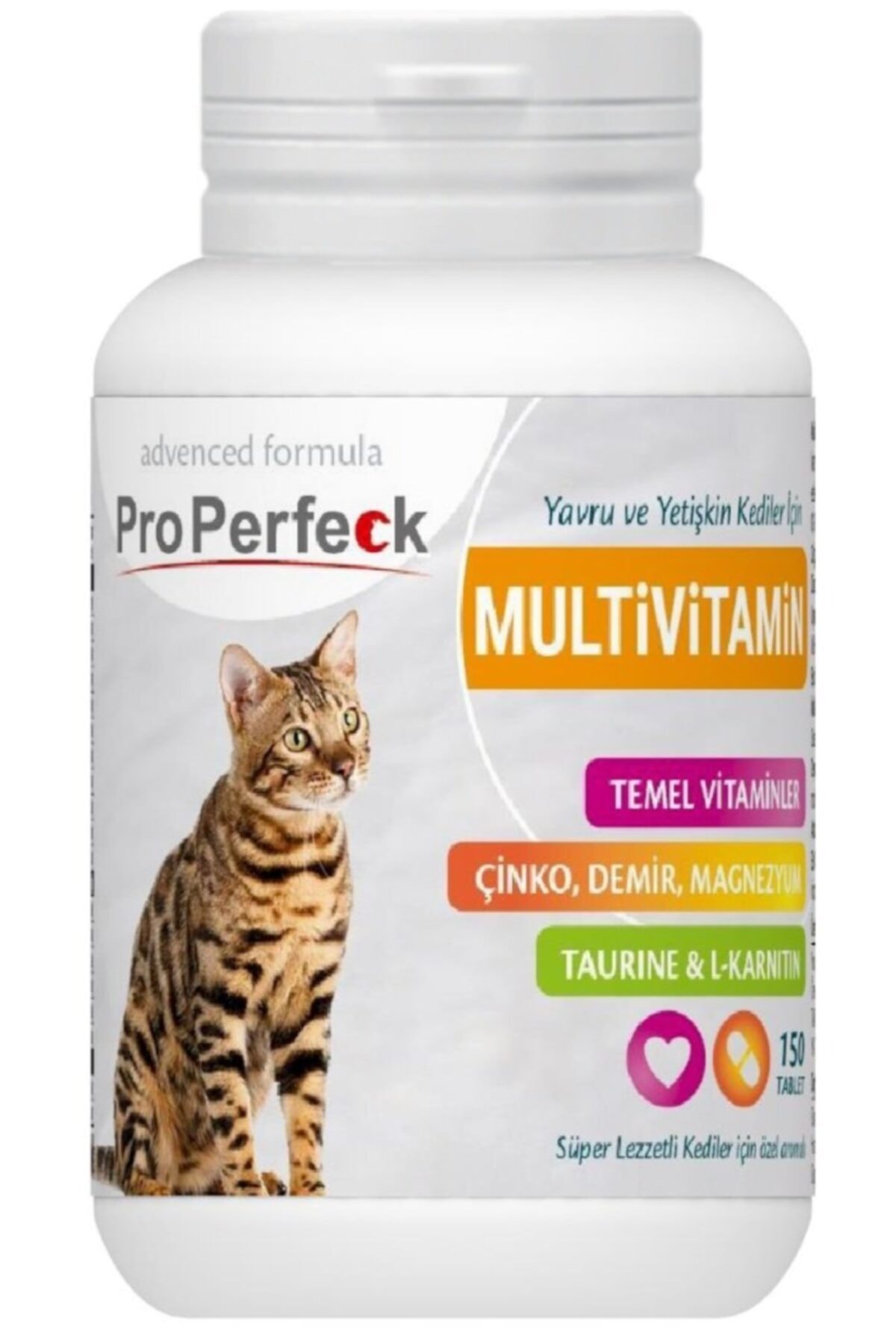 pro perfect Pro Perfeck Kediler Için Multivitamin 150 Tablet