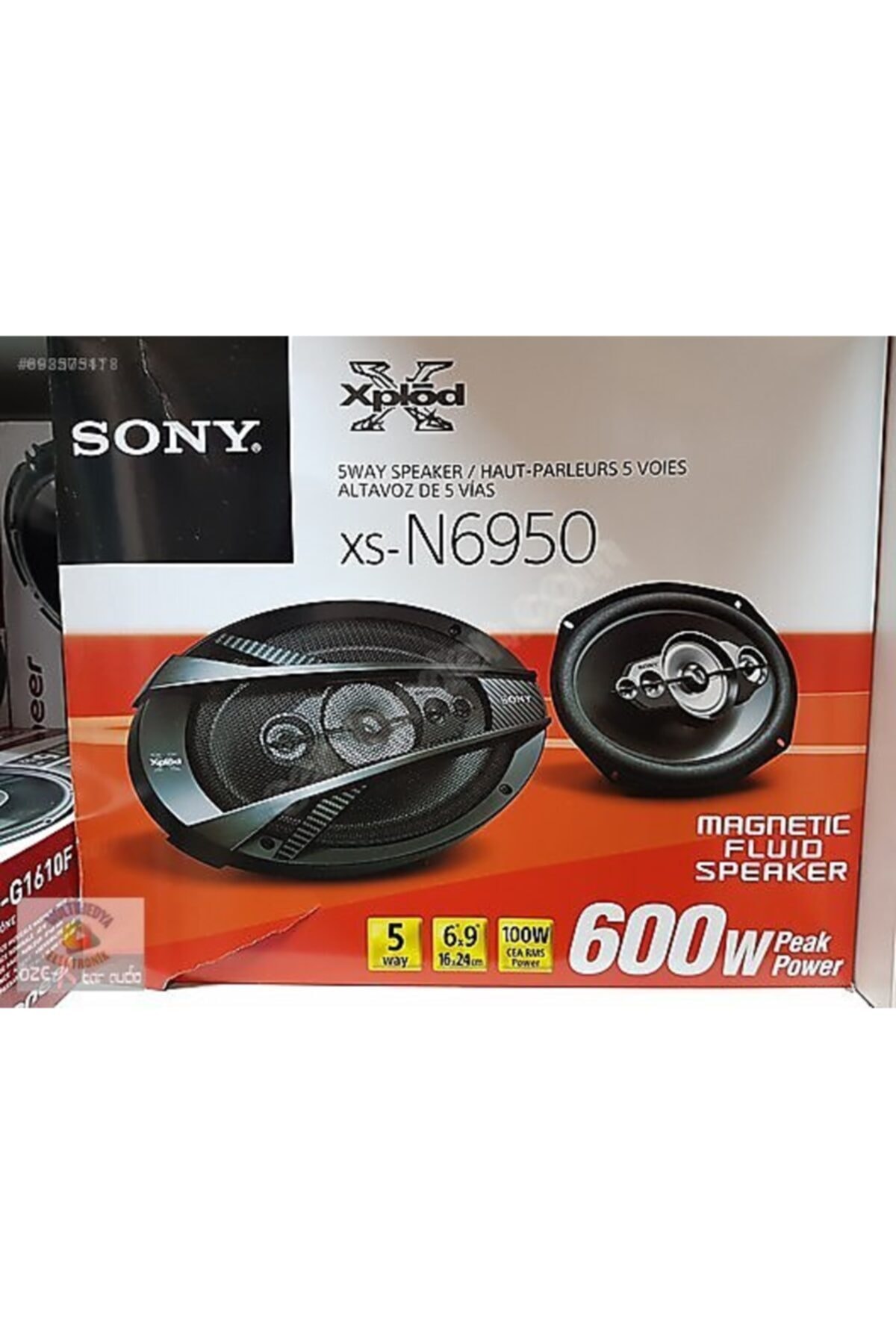 Sony Xs N6950 Oval Hoperlör Ses Sistemi Uyumlu