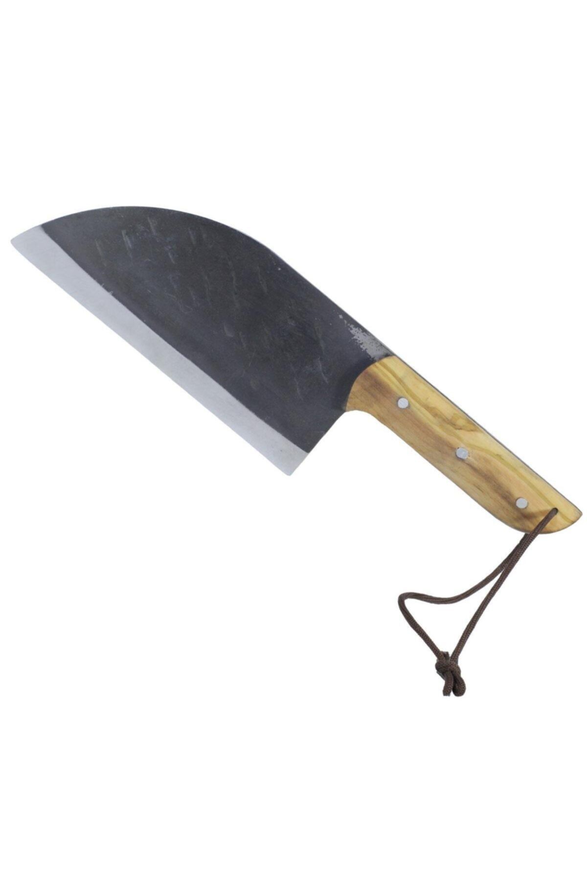 Badem10 Almazan Deri Kılıflı Satır Outdoor Bıçak 30 Cm