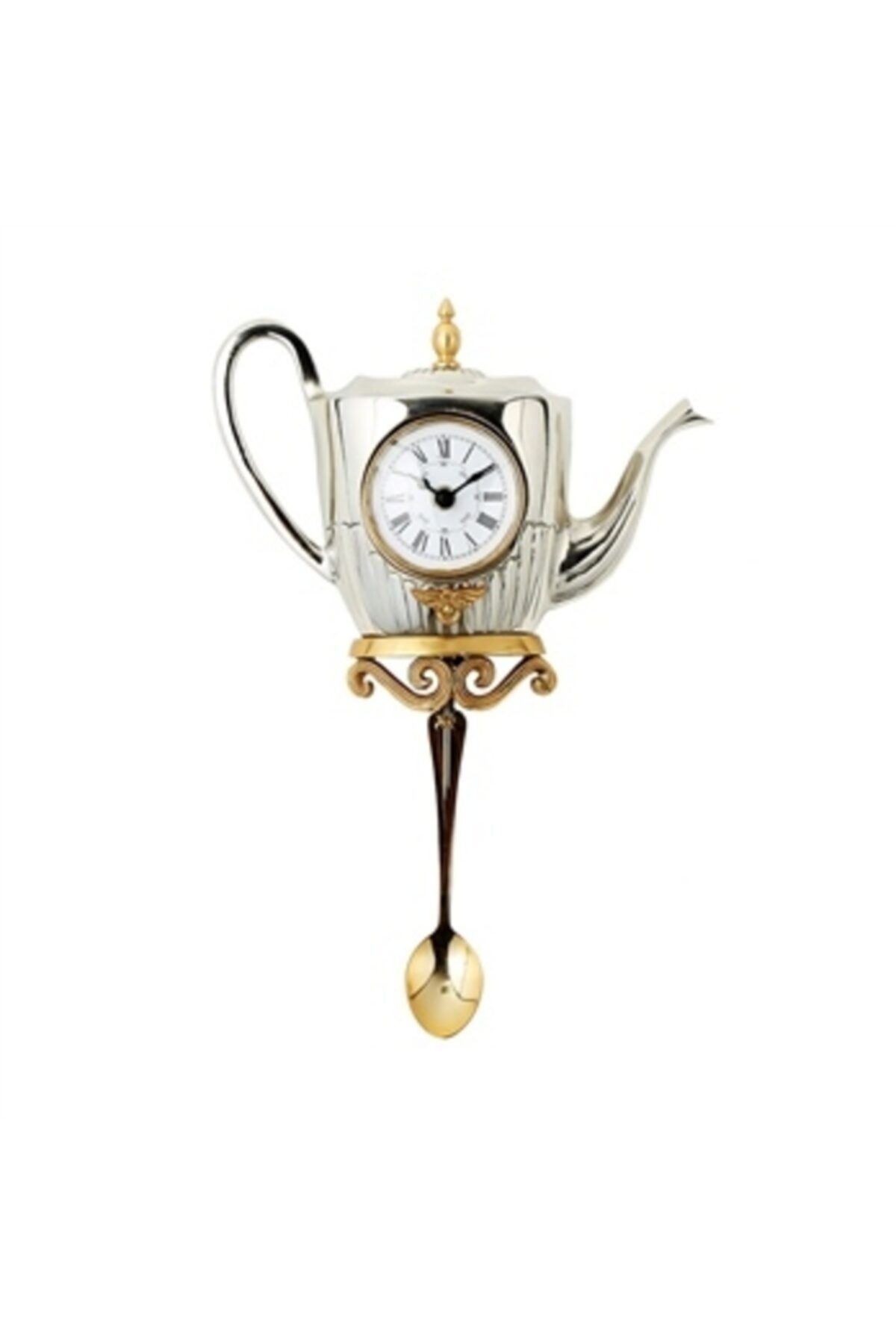 Vitale Ellora Çaydanlık Model Duvar Saati 25 Cm