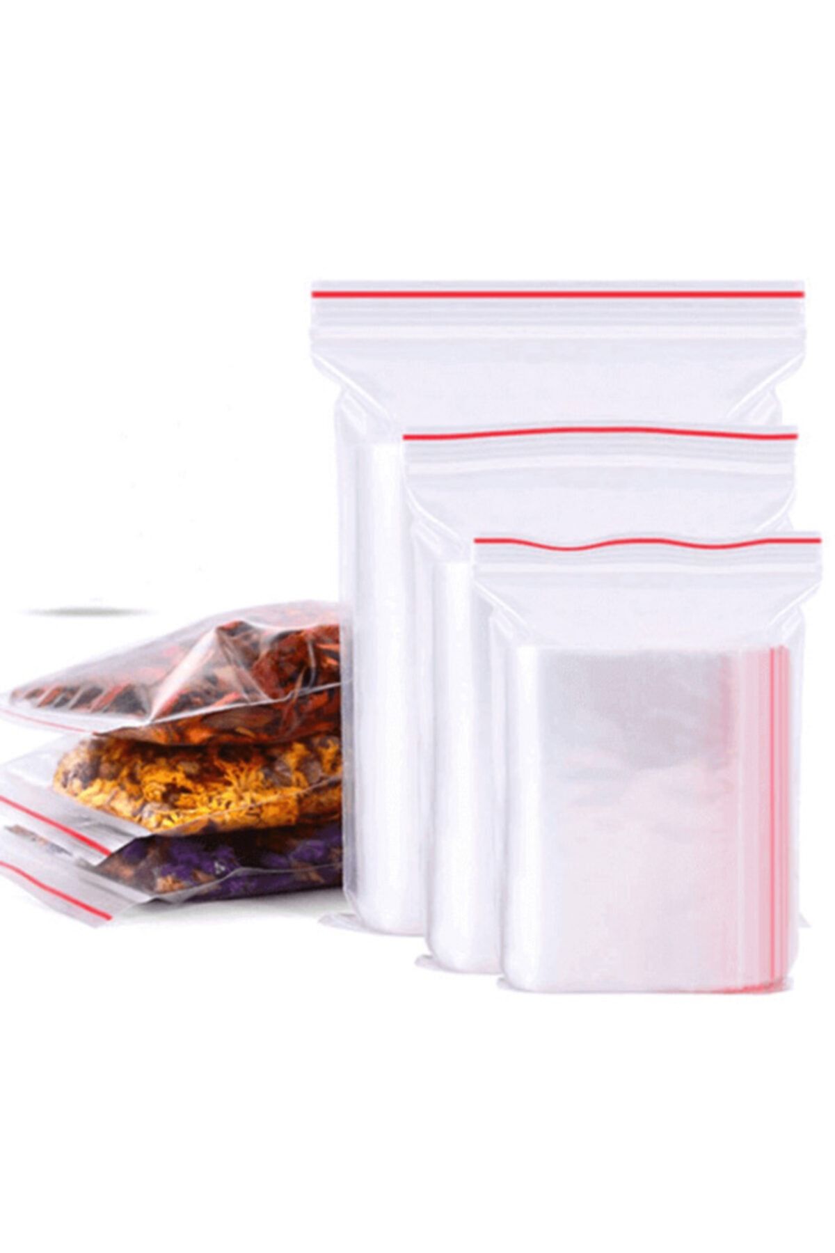 Poppy Kilitli Naylon Torba 19x25 100'lü 3 Paket (toplam 300 Adet)