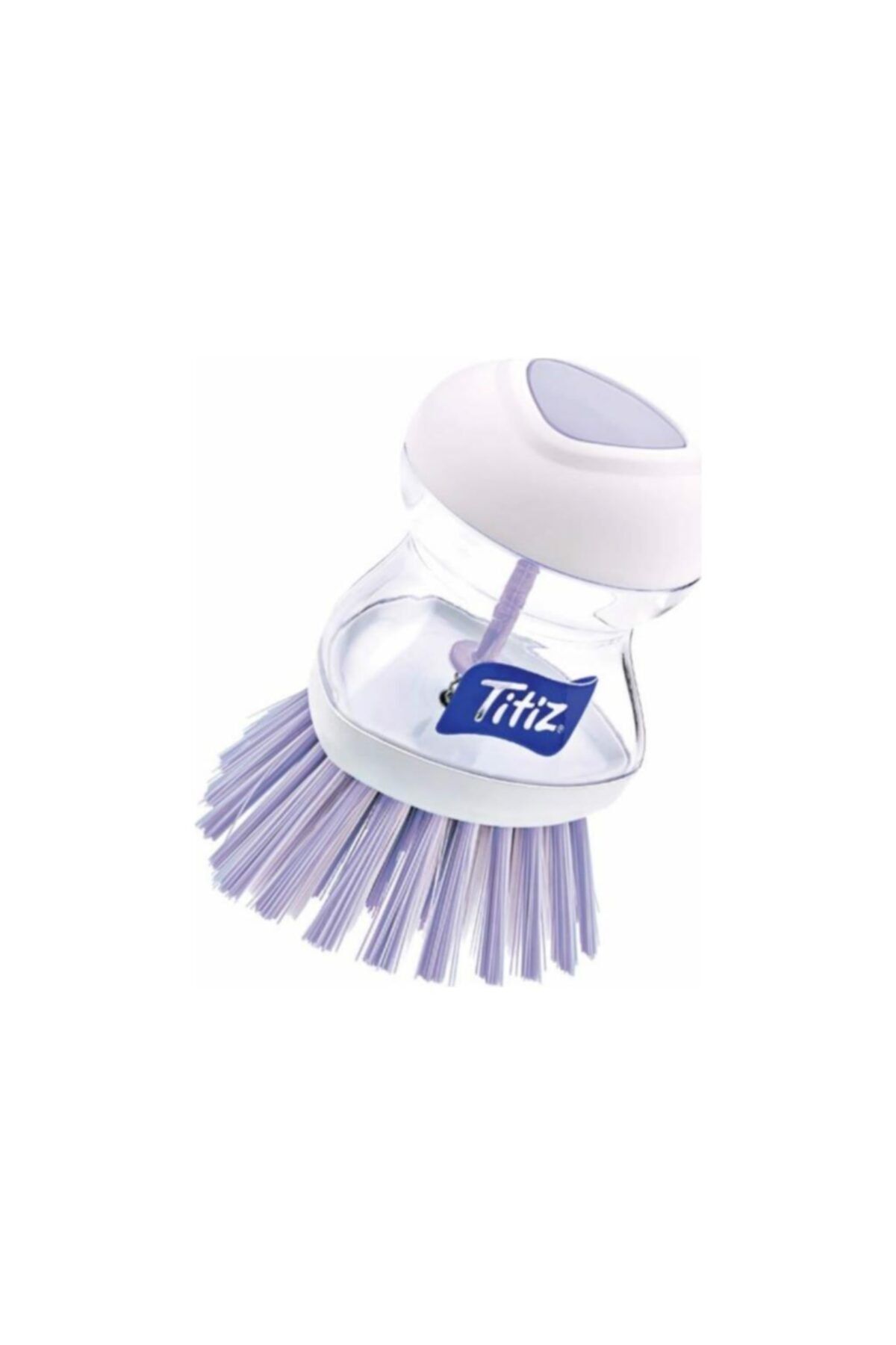 easyso Plastik Hazneli Üstten Basmalı Bulaşık Fırçası
