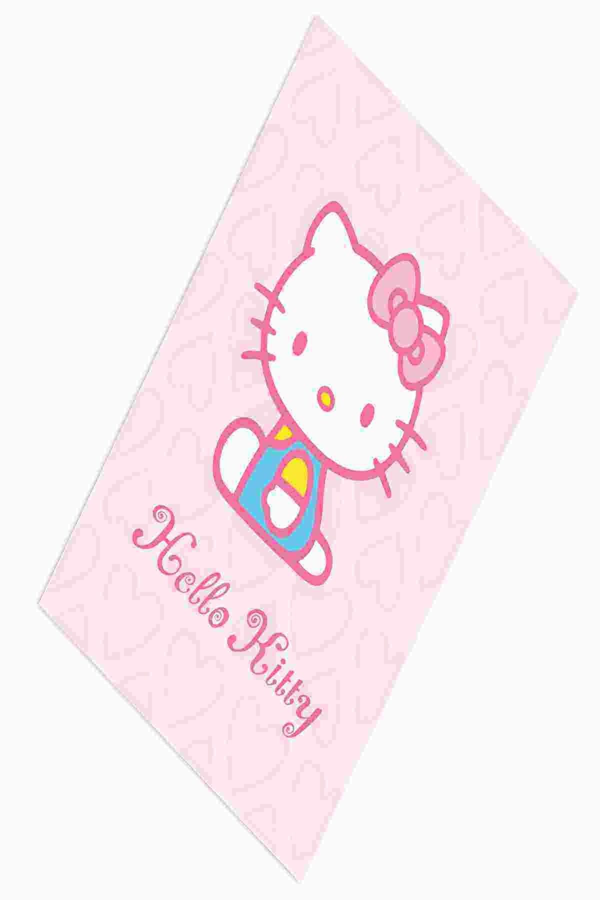 CİCİ TASARIM ÜRÜNLERİ Hello Kitty Çocuk Bebek Odası Halısı