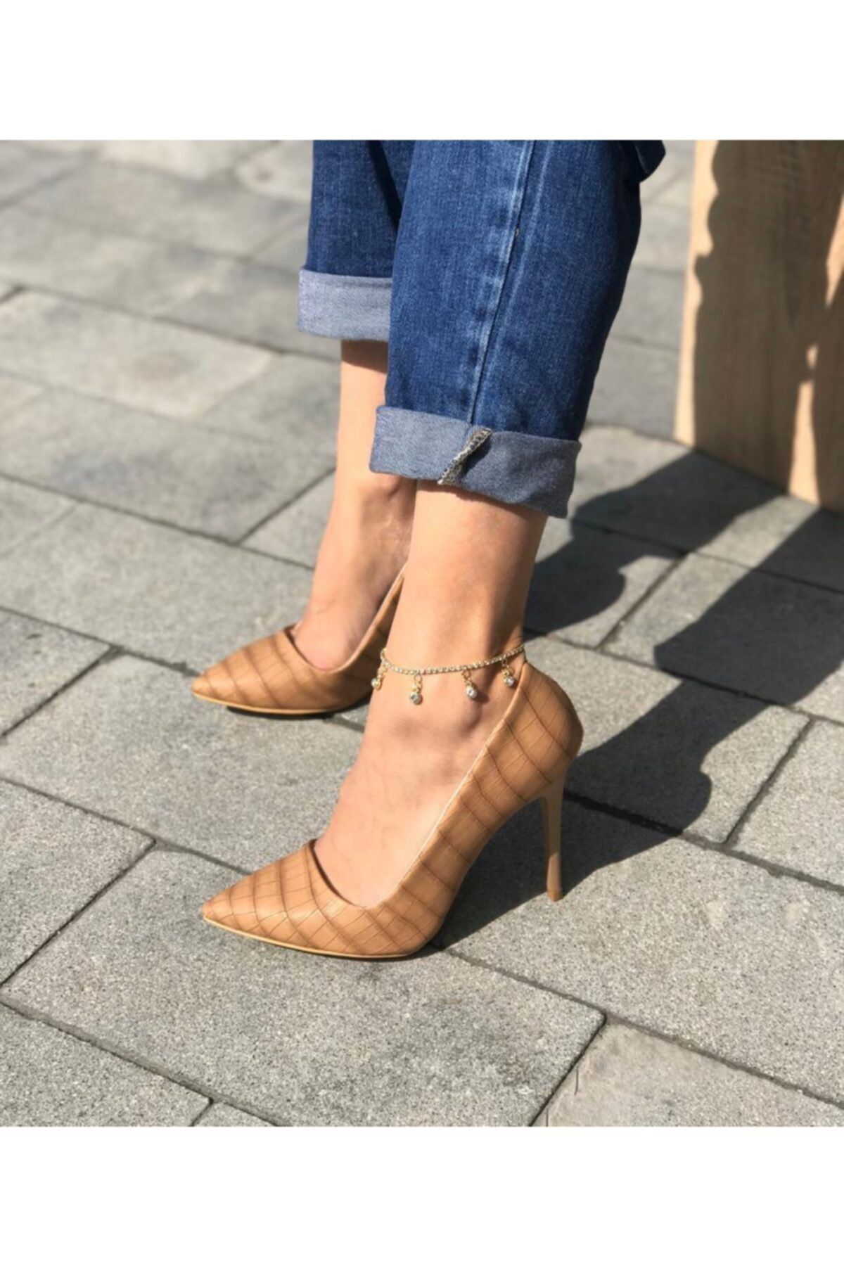 LAURELS Kadın Camel Stiletto