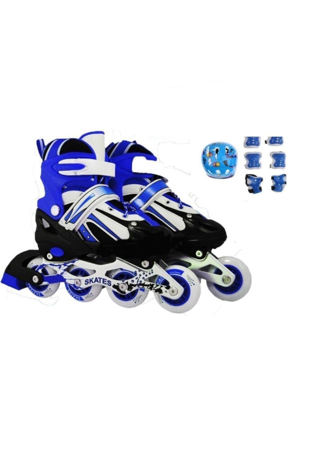 Bircan Ayarlanabilir Paten + Kask + Dizlik Seti 30-33