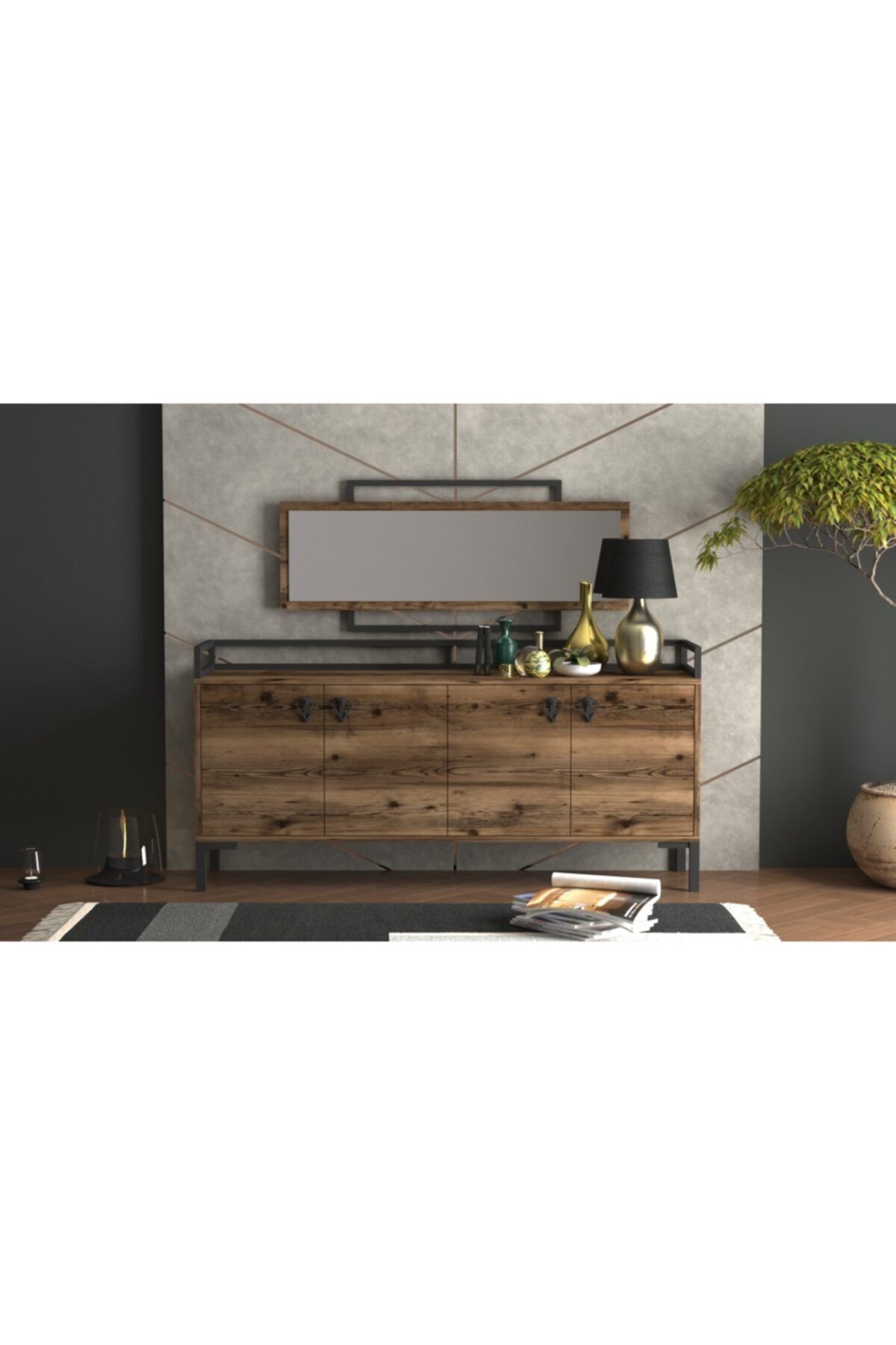 Çekirdek Home Kahverengi Konsol