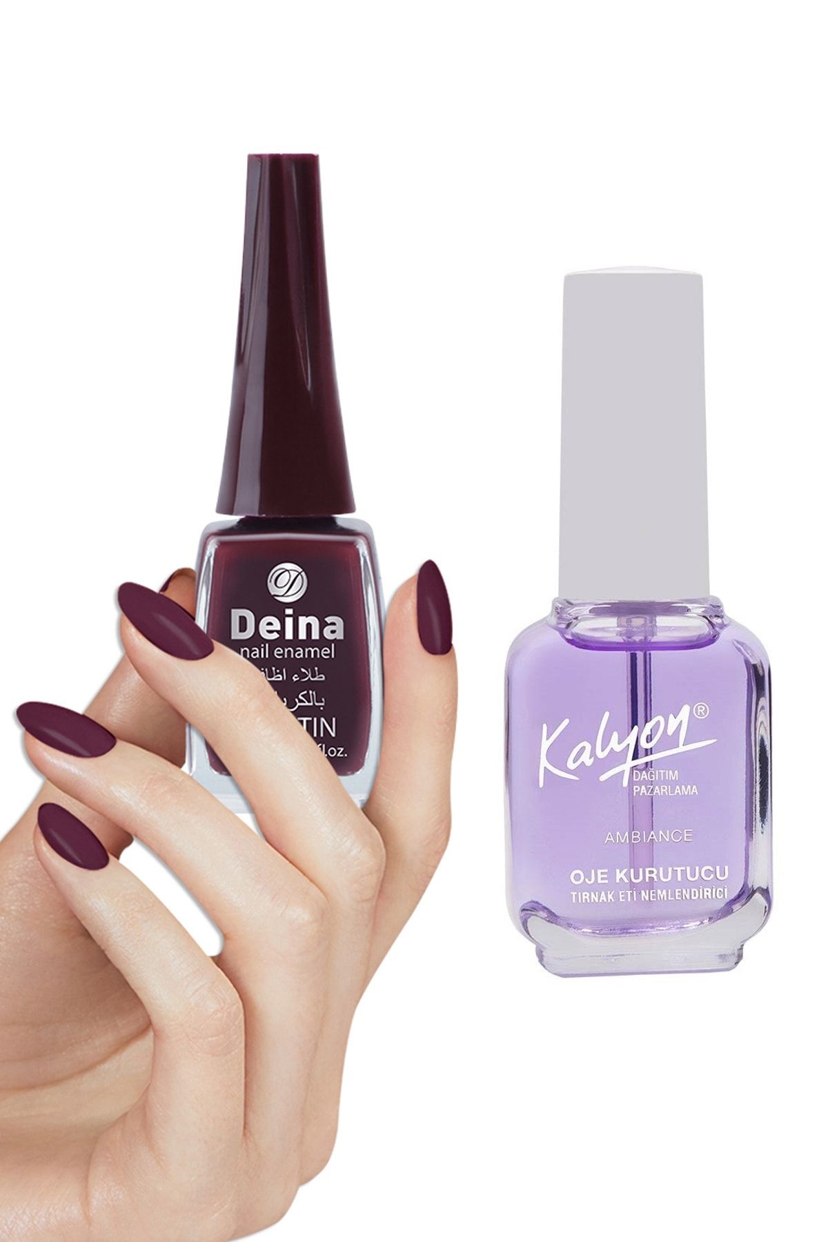 Kalyon Oje Kurutucu Sprey 17 ml Ve Deina Keratinli Besleyici Oje 14 ml No: 11