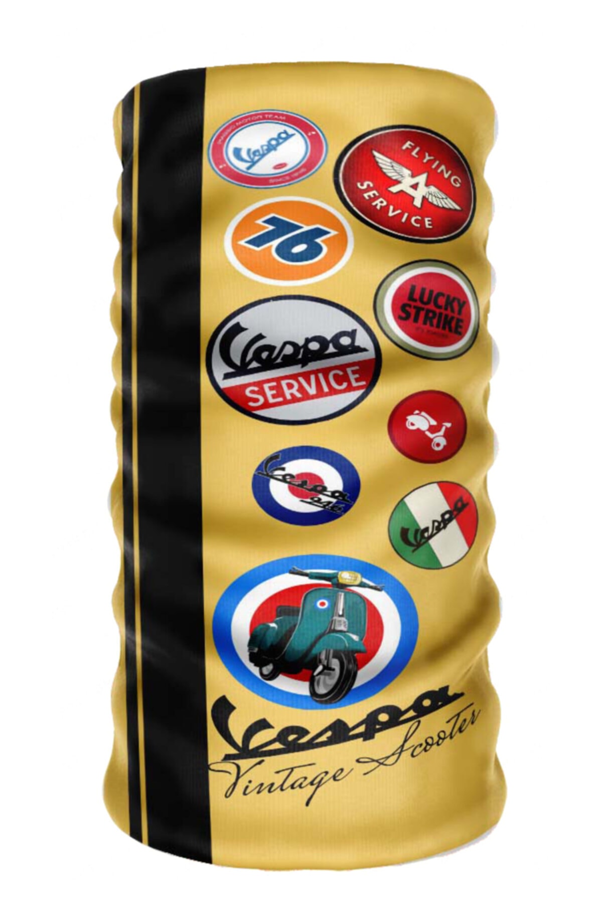 eTaktik ® Debuff Collar Vespa Vintage Accessories Boyunluk Bandana