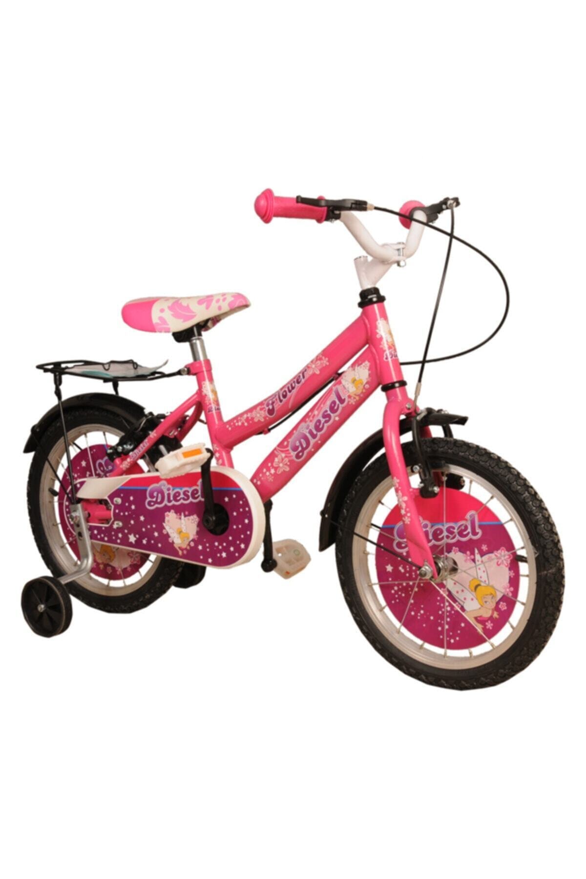 BKConcept Ümit Bisiklet Diesel Flower Pembe 16 Jant Çocuk Bisikleti Flower16