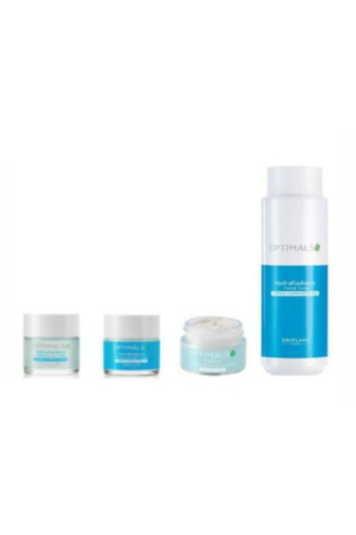 Oriflame Optimals Hydra Radiance Gündüz Kremi + Gece Kremi + Göz Çevresi Kremi + Temizleyici Tonik Set