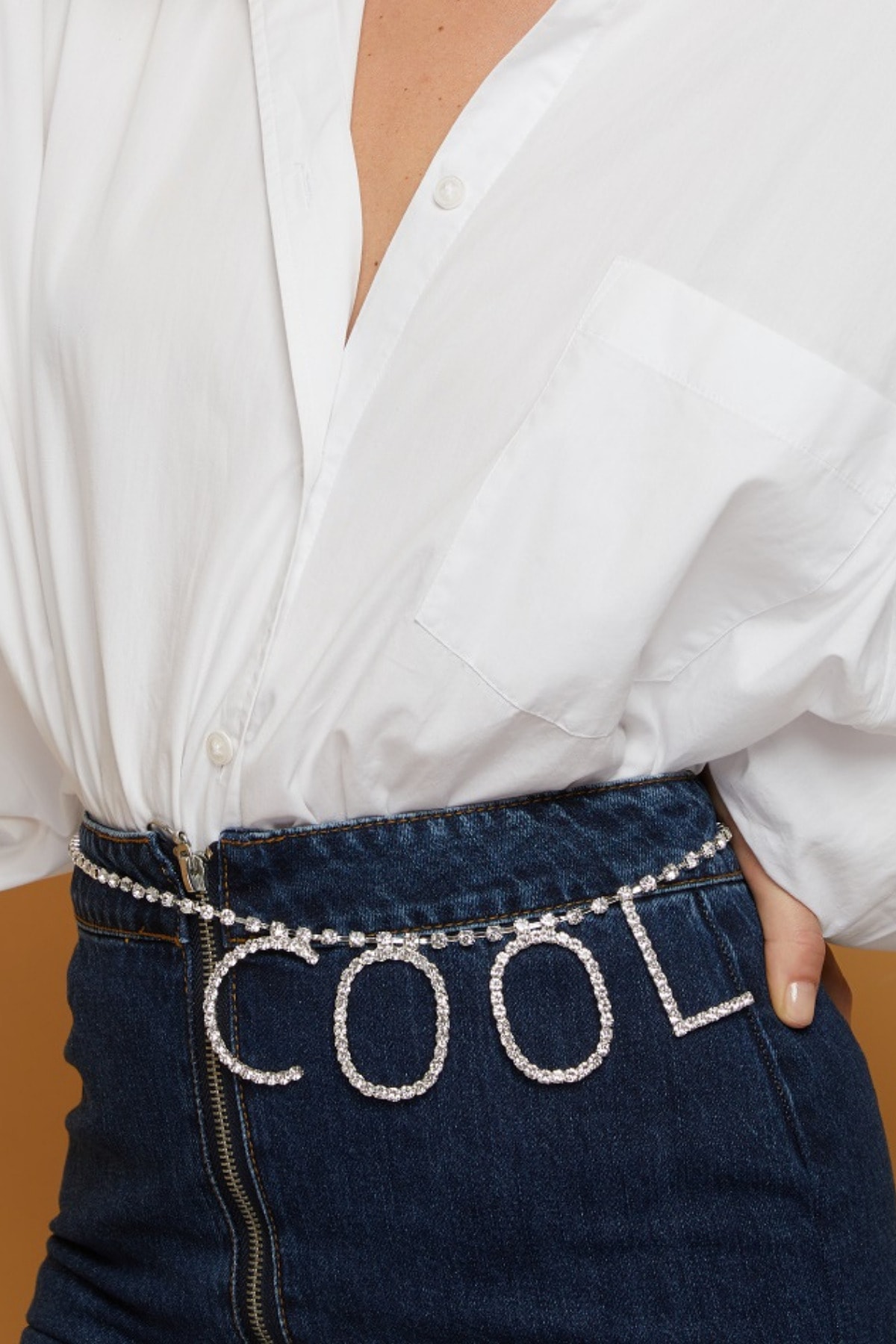 Gunbaz Gunbaz Aksesuar Kadın Taşlı Kemer Cool 105 Cm 015