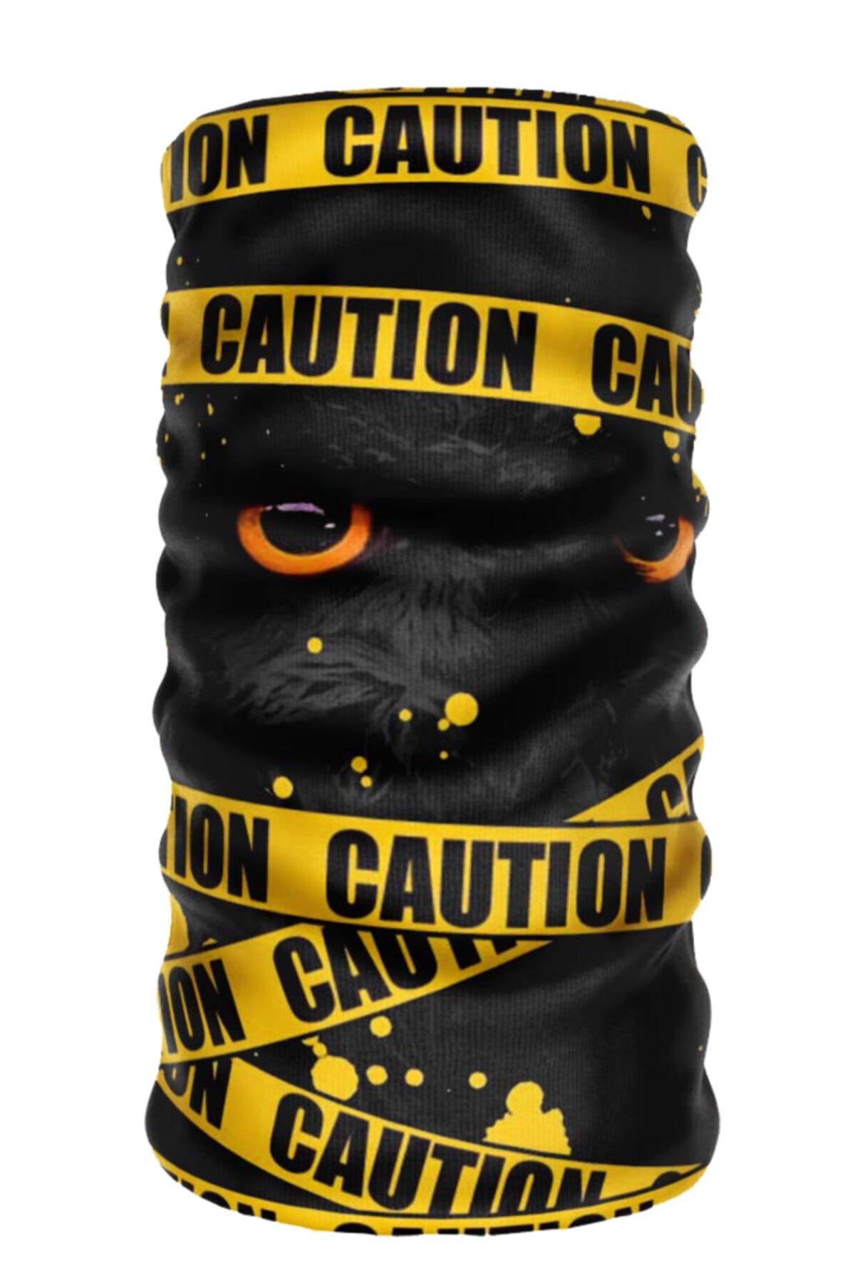 eTaktik ® DeBuff Collar ® Caution Cat Boyunluk Bandana