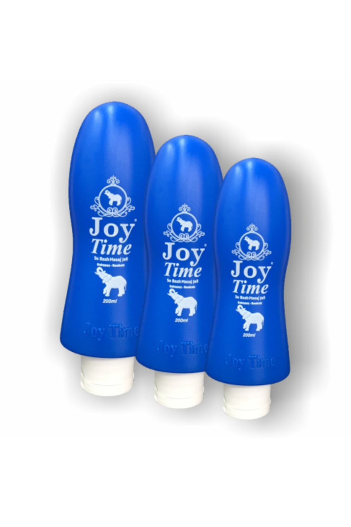 joy time Kayganlaştırıcı Jel Sade - Kokusuz 200ml Su Bazlı Masaj Jeli 3 Adet