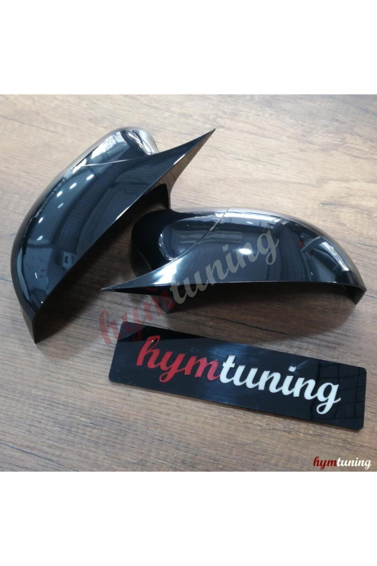 HYM TUNİNG Ford Focus 3 Yarasa Ayna Kapağı - Parlak Siyah Abs Plastik