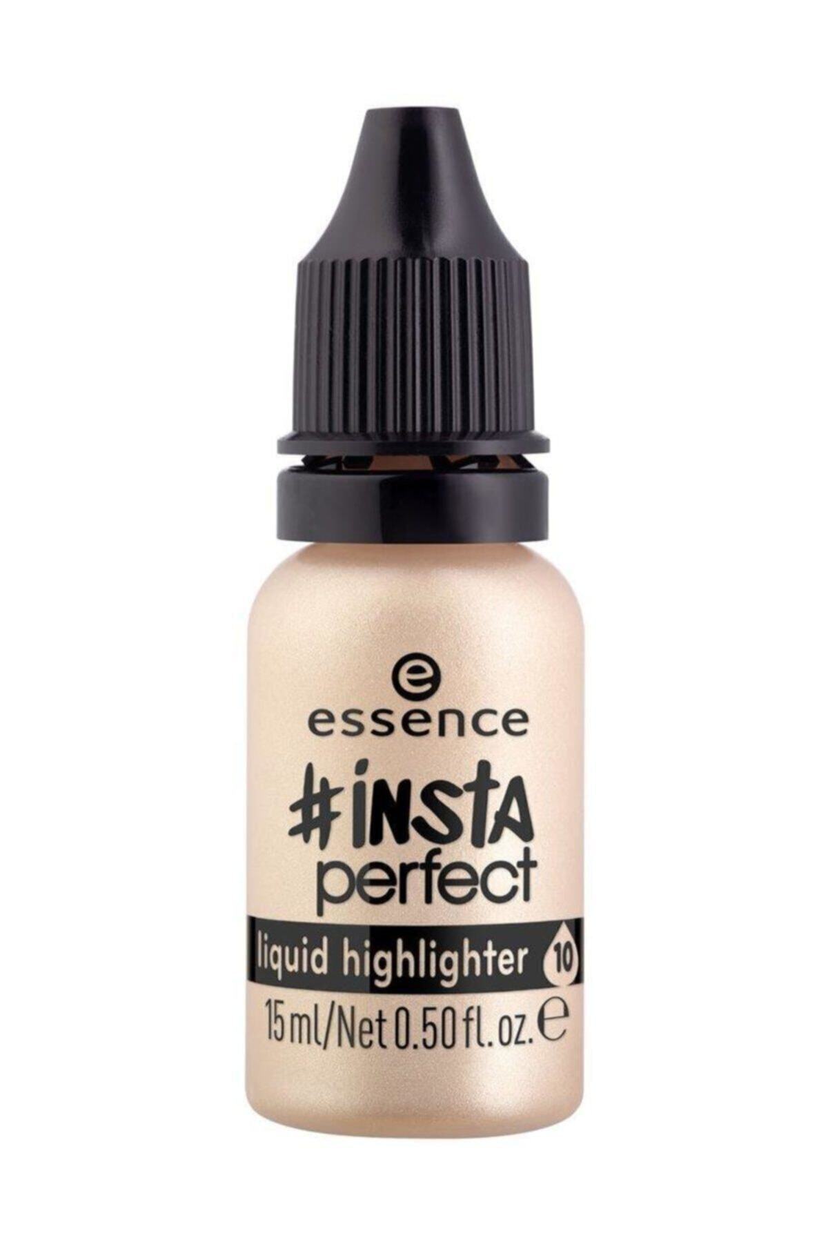 Essence Insta Perfect Liquid Highlighter 10 Gold  Delist 15 ml