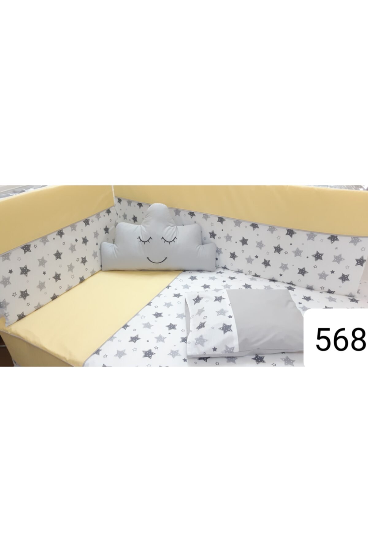 Baby Meyra Gri Pamuklu Uyku Seti