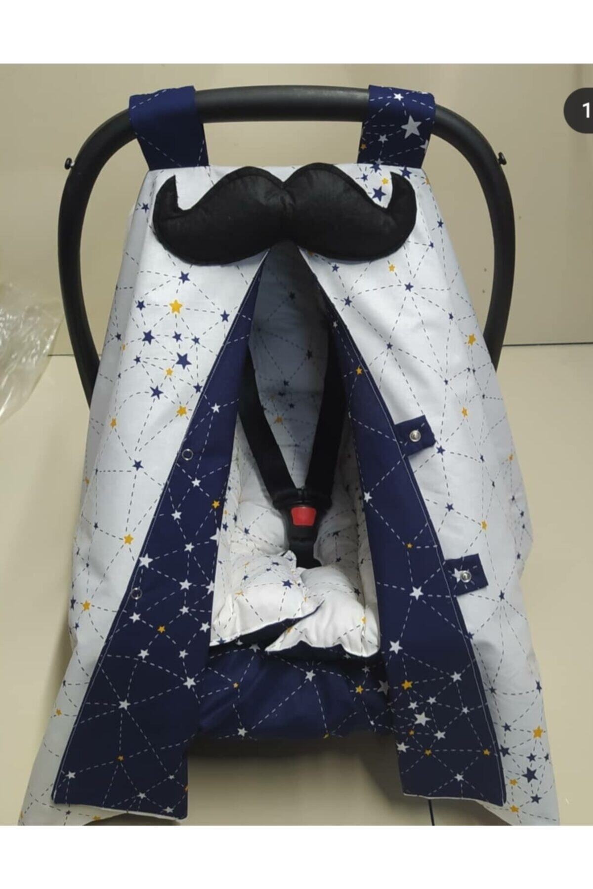 Babyhometr Puset Örtüsü - Puset Minderi - Puset Çarşafı (3lü Set)