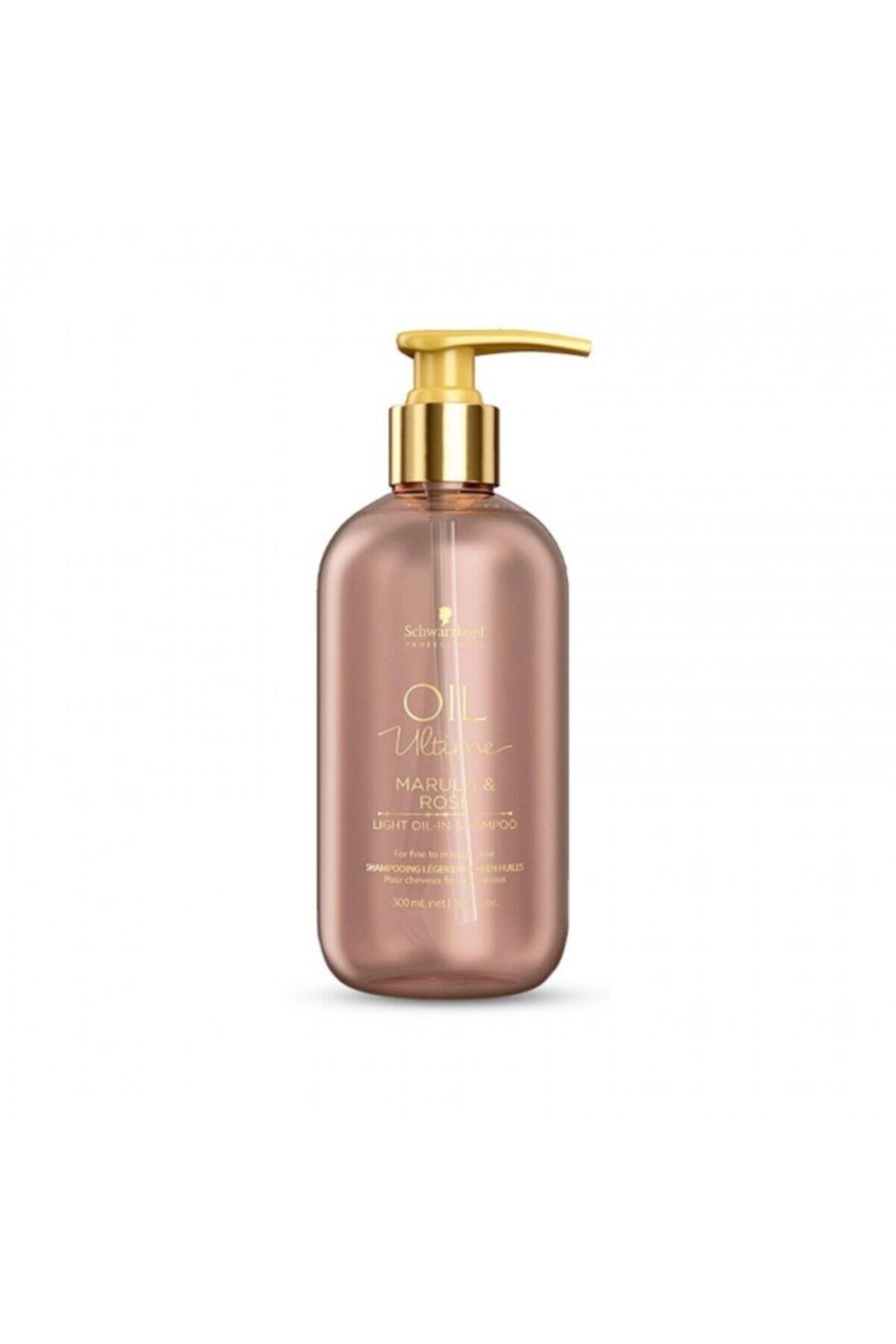 SCHWARZKOPF HAIR MASCARA Schwarzkopf Oil Ultime Marula & Rose Light Oil Şampuan 300ml
