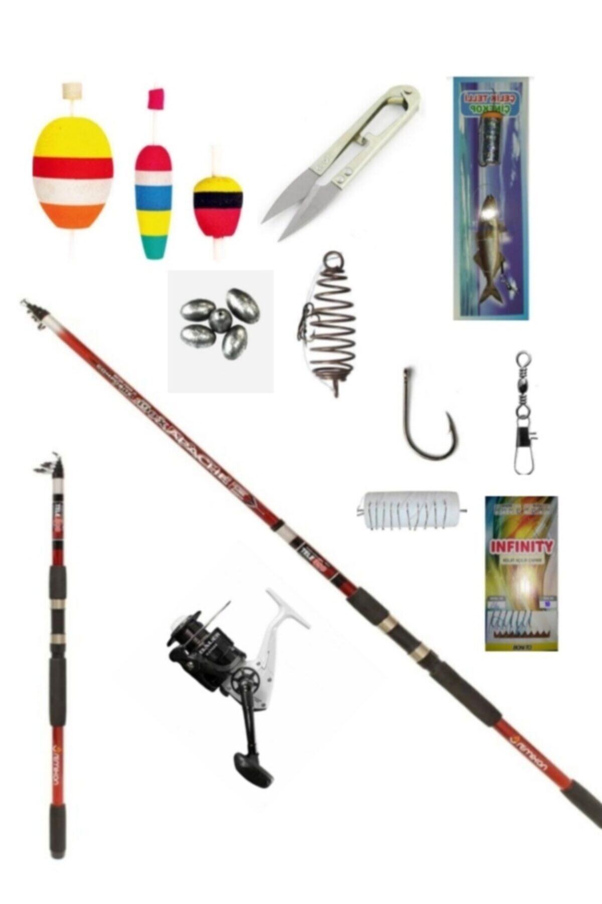 Remixon Kıyı Olta Seti Apachekamış Bauer Ranger6000 5bb Makina