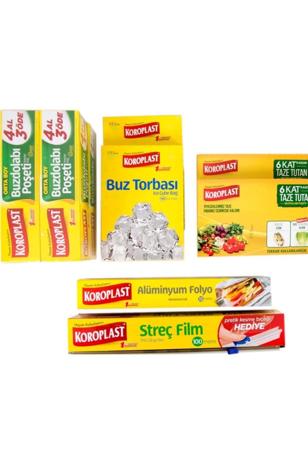 Koroplast Maxi Gıda Saklama Seti