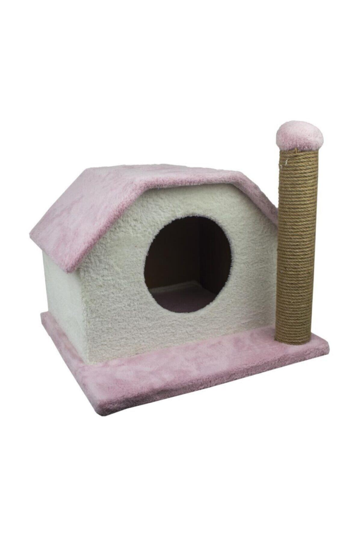 Ans Pembe Kedi Evi+Tırmalama Tahtası