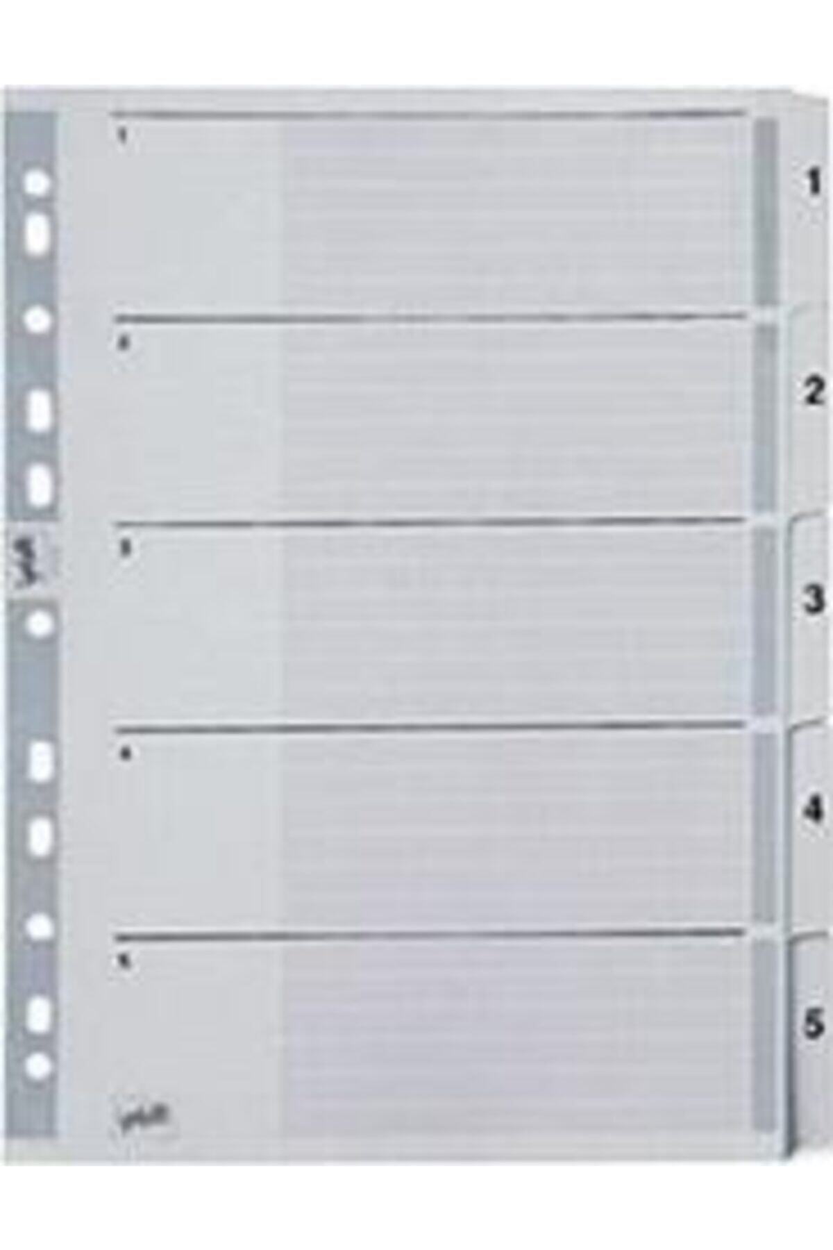 Serve Seperatör Rakam 1 5 Rakam Şeffaf A5 Ölçü Sv 5322