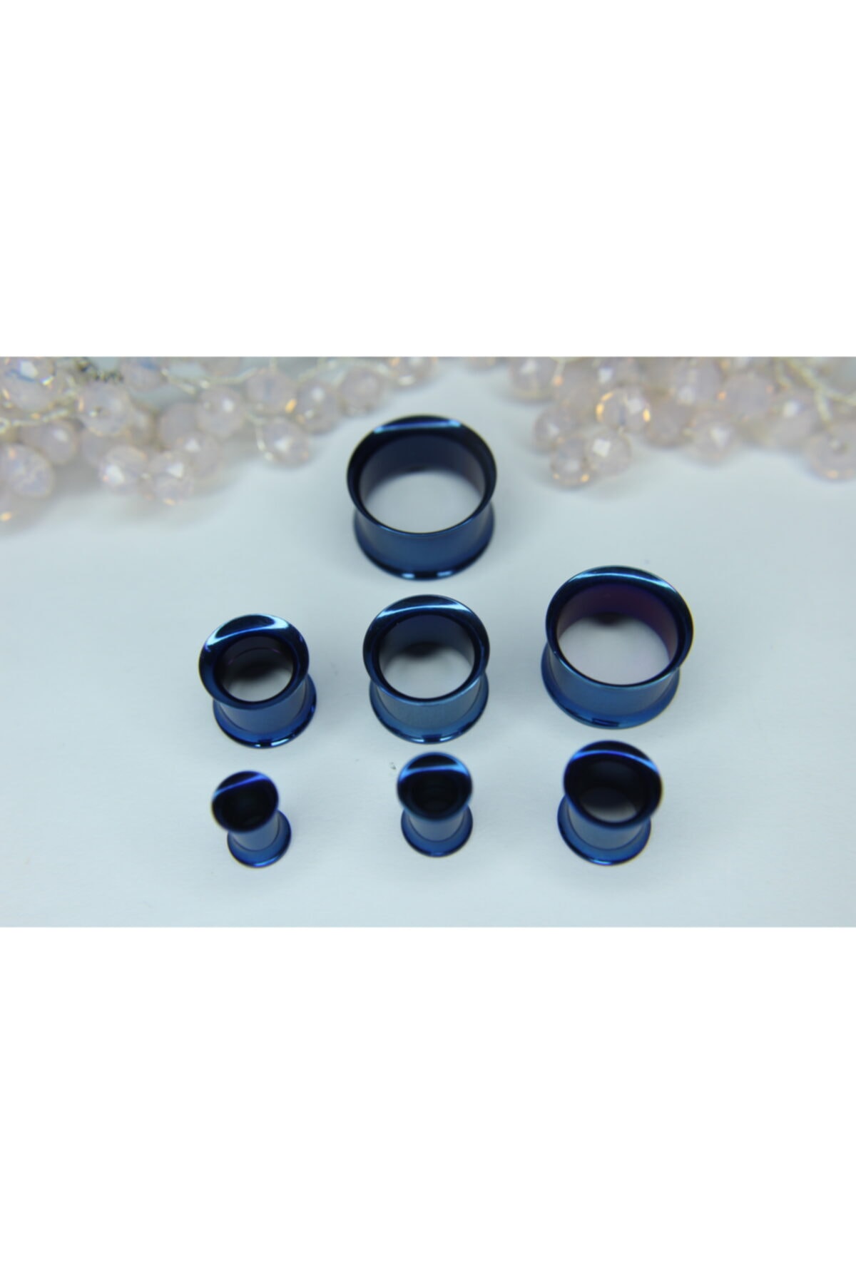 Btn Piercing Lacivert Tünel Piercing